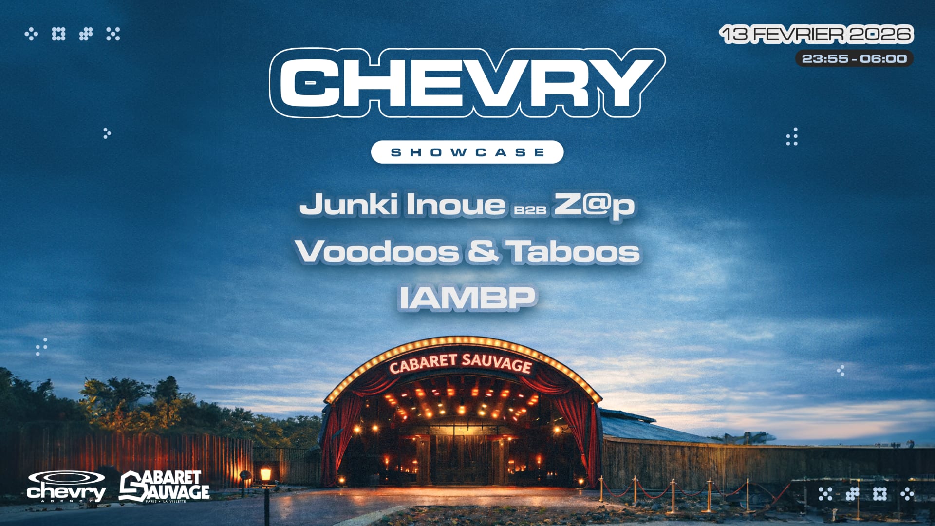 Chevry Showcase: Junki Inoue, Z@P, Voodoos & Taboos & Iambp