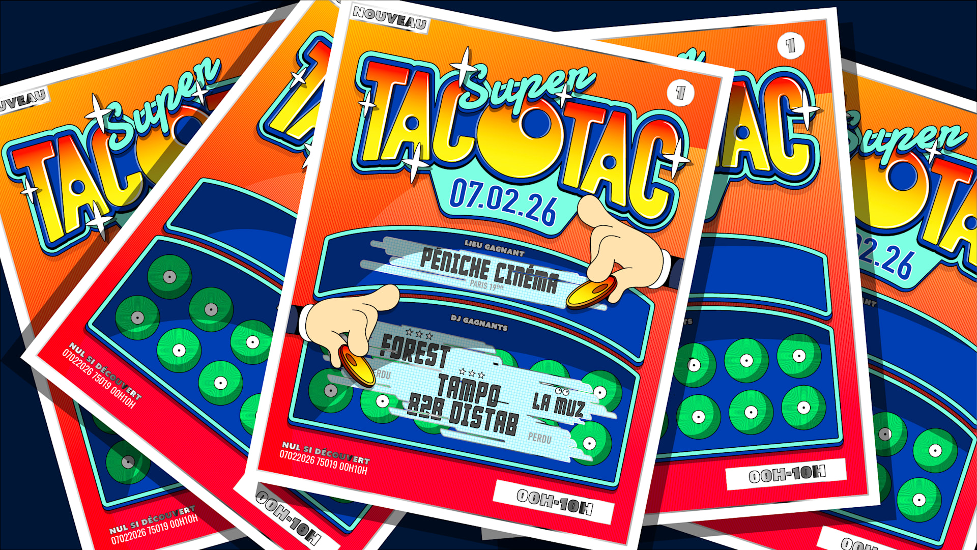Tac O Tac / 1er Tirage : Forest - Tampo B2b Distab - Lamuz