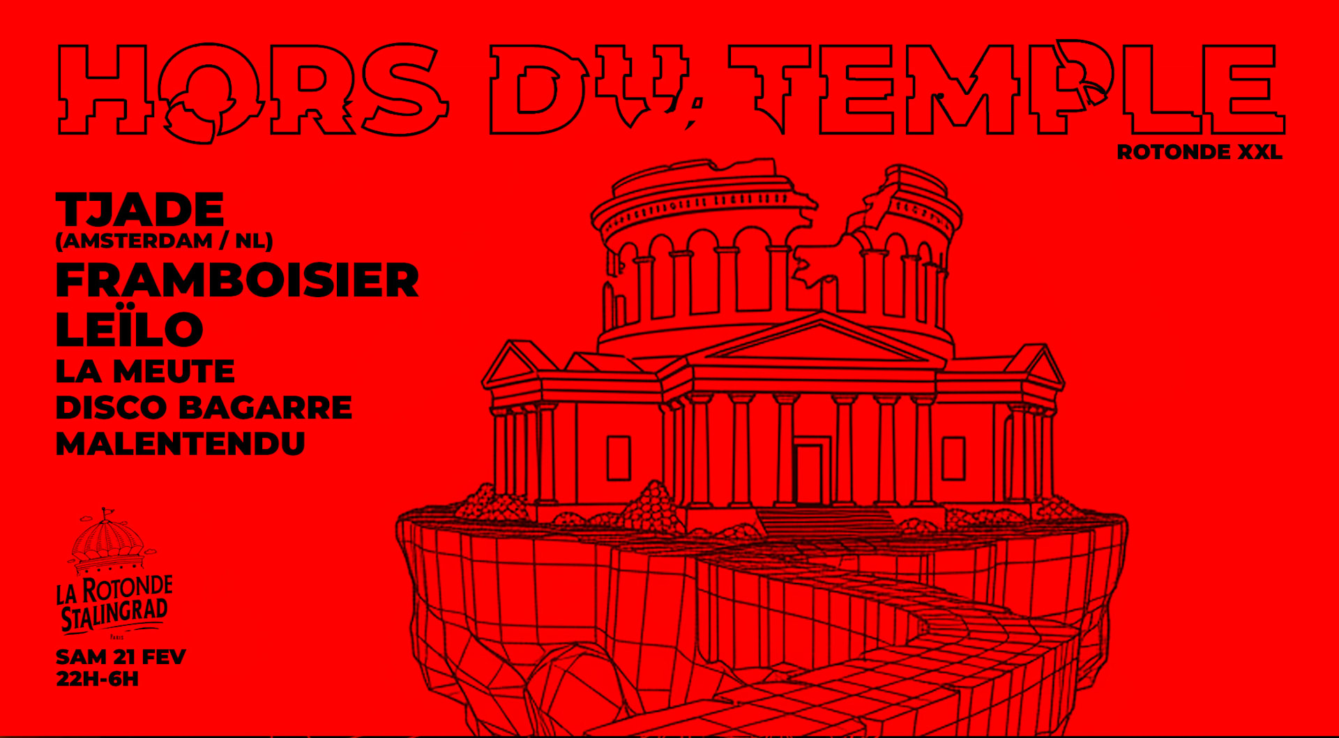 [Places Dispo A L'entree] • Hors Du Temple • Tjade & More