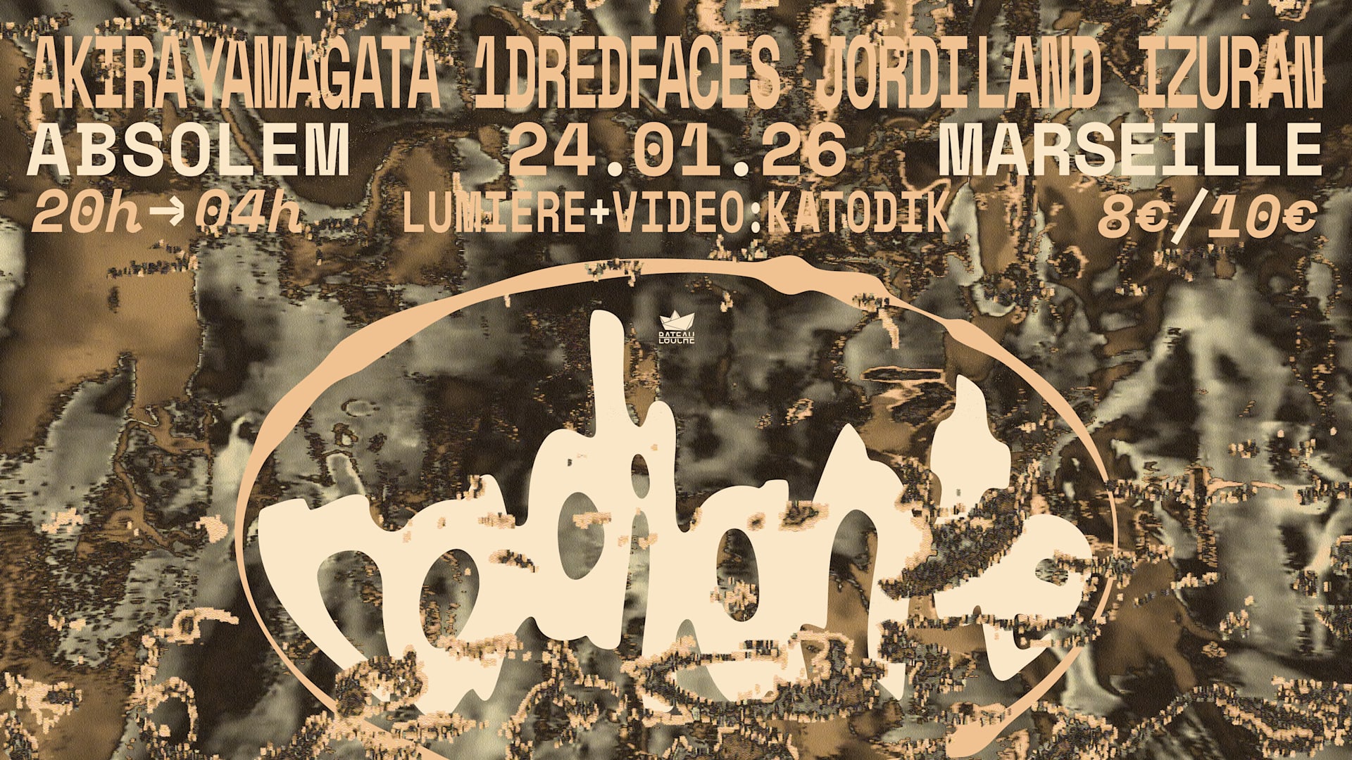 Radiante Invite Akira Yamagata, Jordi, 1dredfaces, Izuran