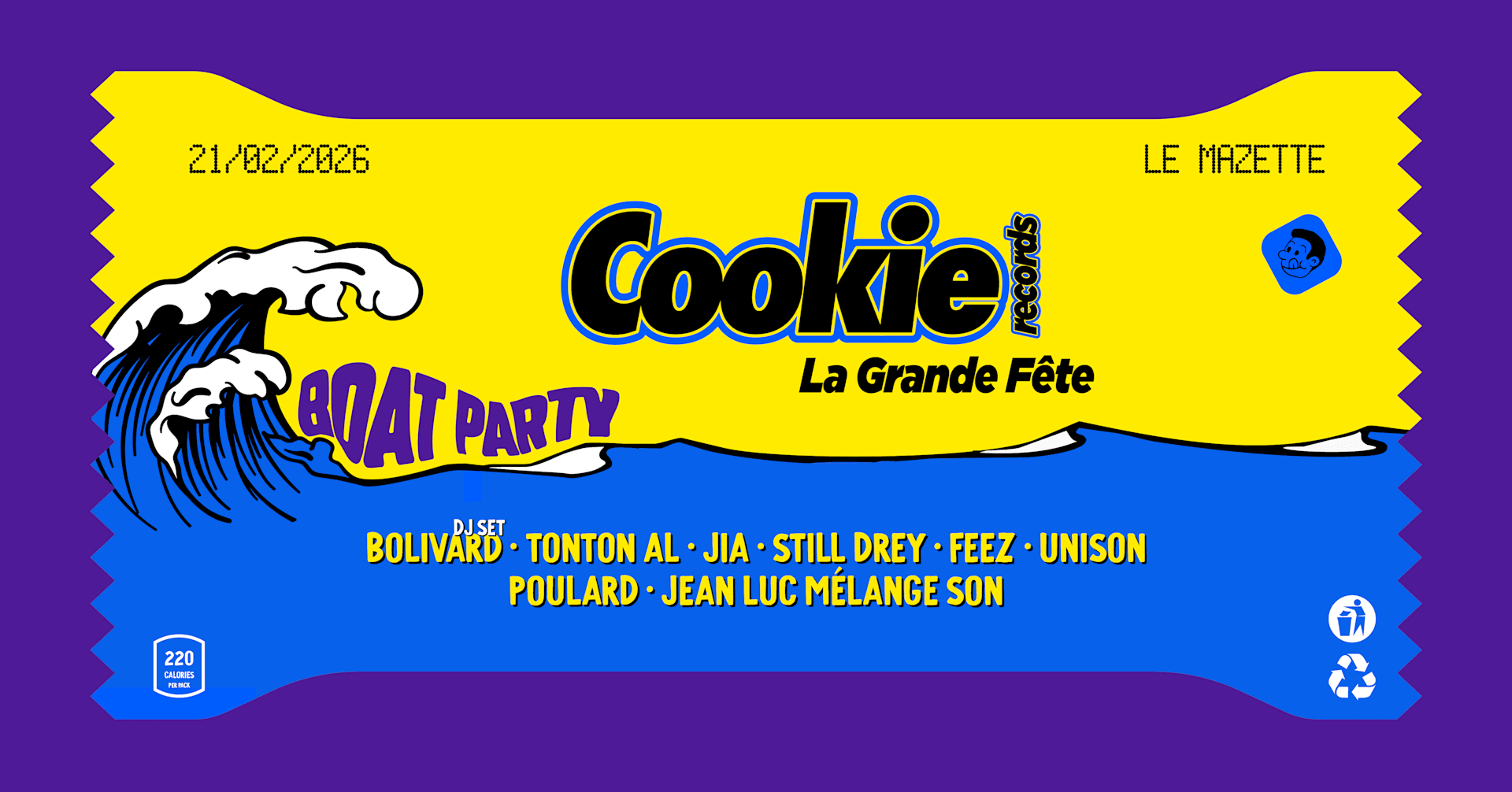 Cookie Records Boat Party