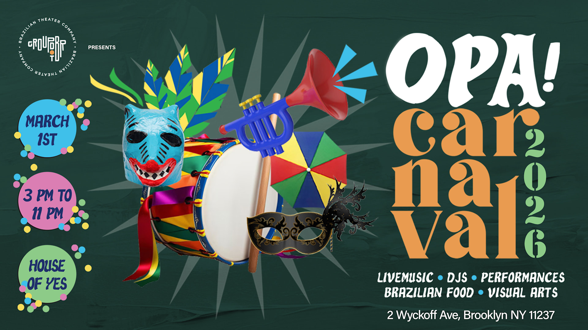 Opa! Carnaval 2026