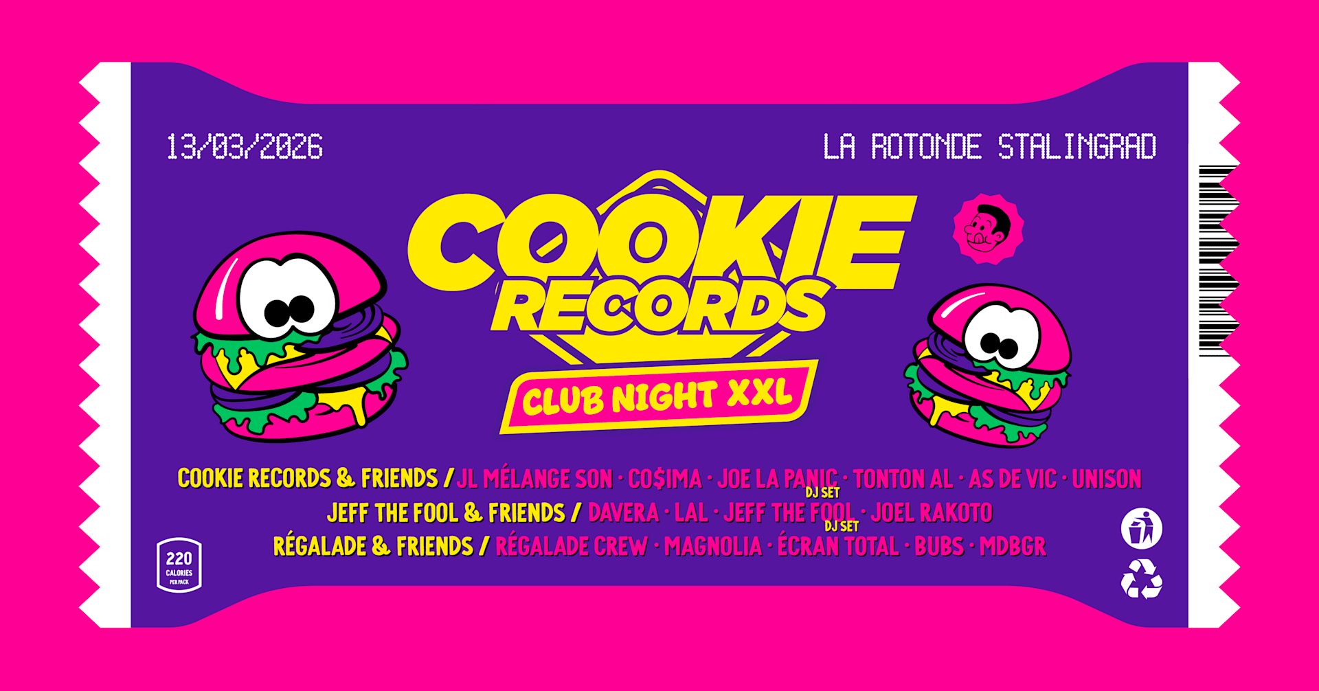 Cookie Records Club Night Xxl