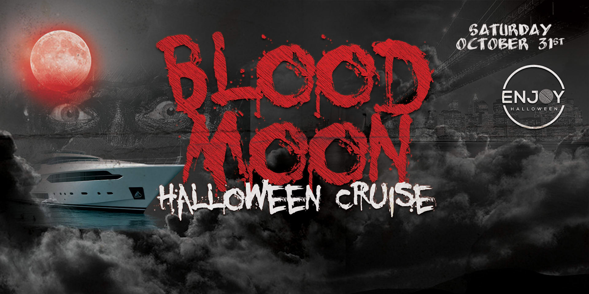 Blood Moon Halloween Party Cruise Aboard The Jewel Yacht Nyc