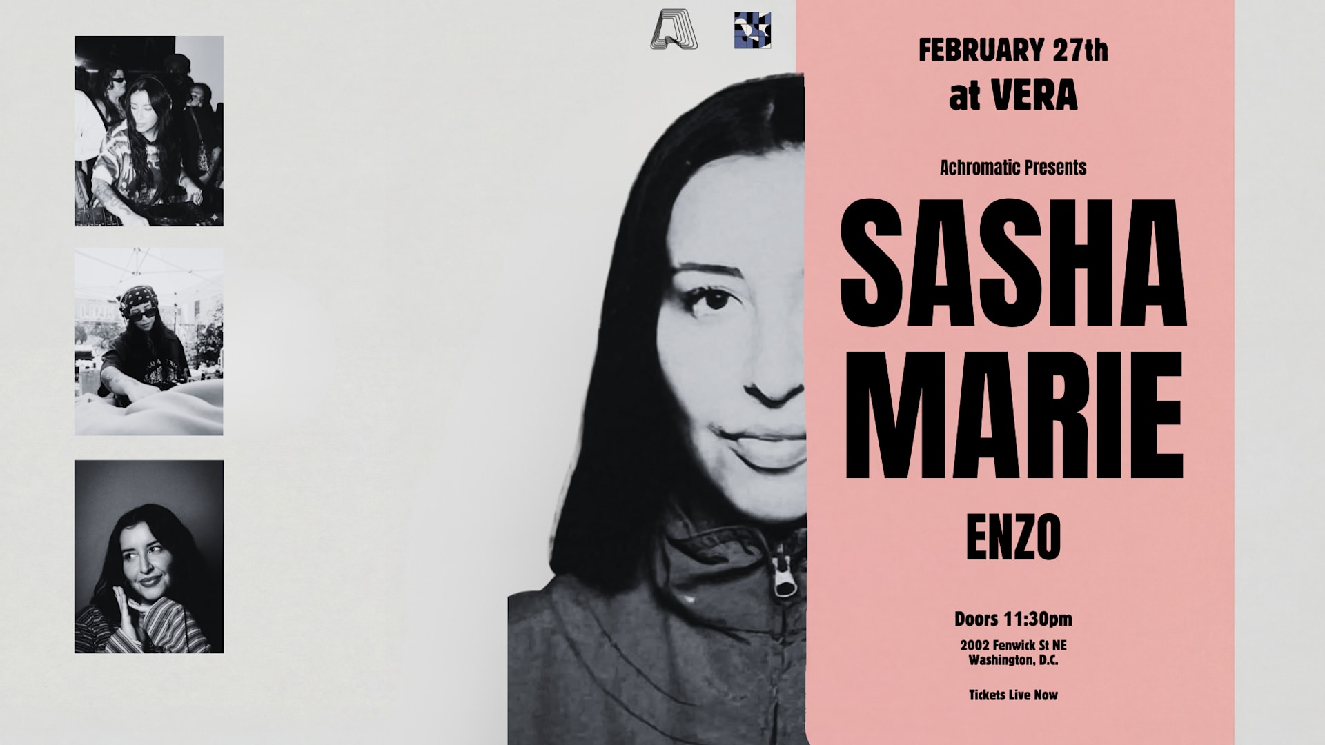 Achromatic Presents: Sasha Marie