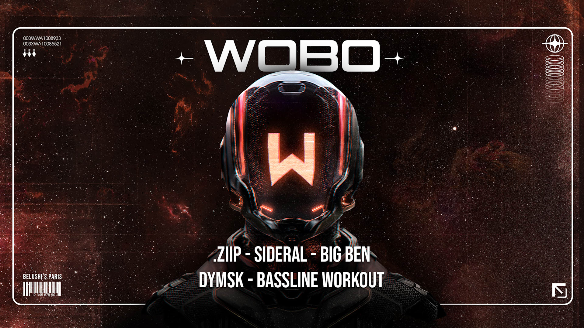 Wobo #44 : Ziip, Sideral, Big Ben, Dymsk & Bassline Workout