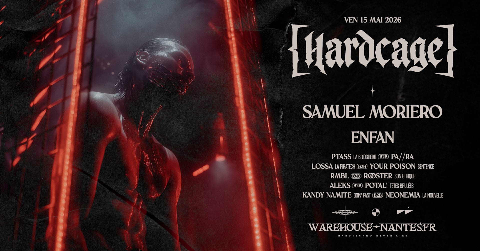 Hardcage W/ Samuel Moriero, Enfan & More