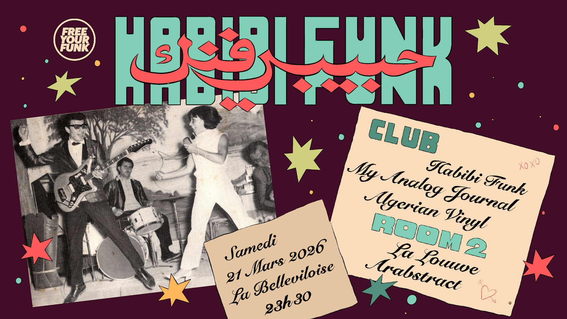 Free Your Funk : La Nuit Habibi Funk | 21.03.26