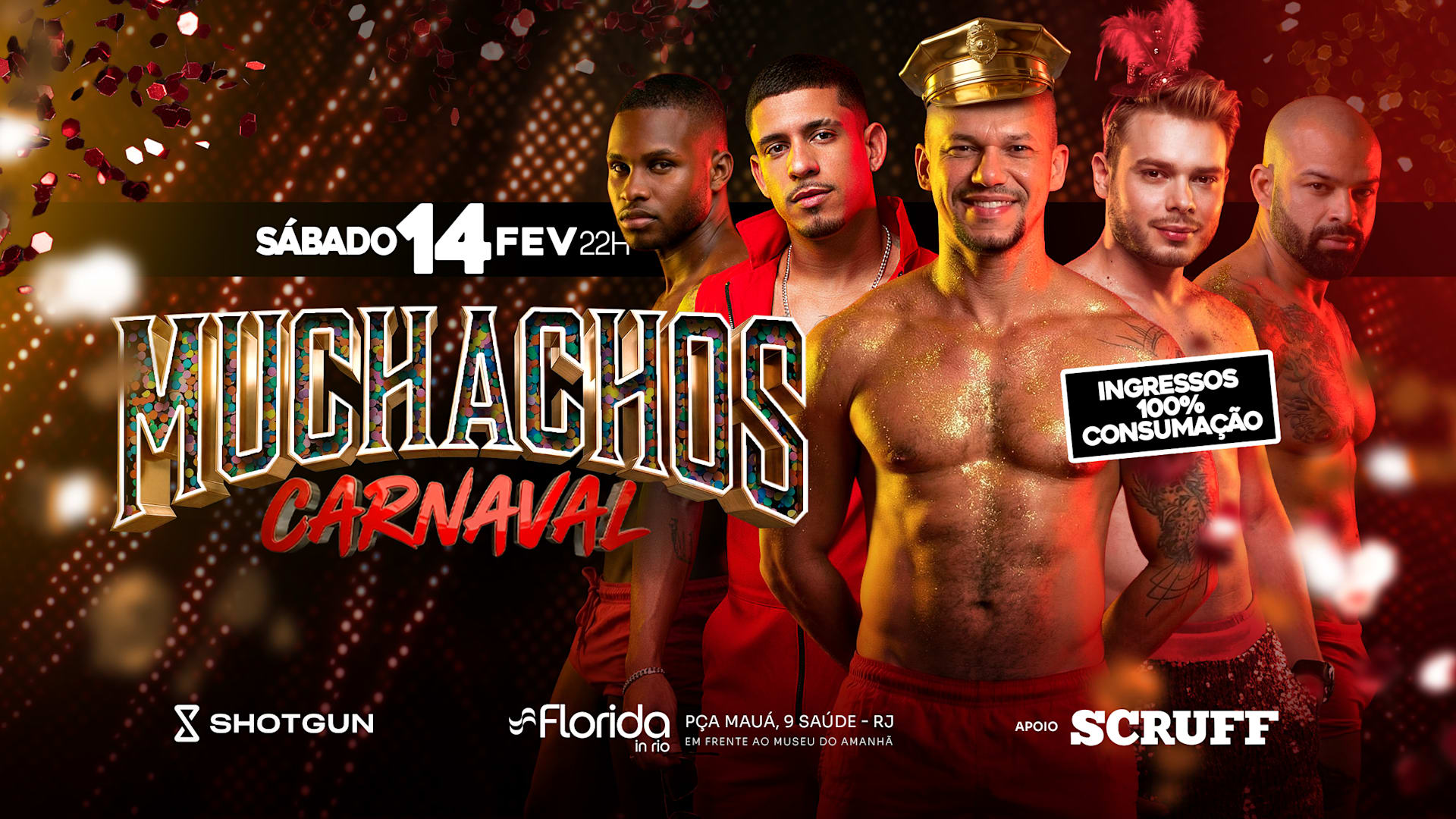 Carnaval Muchachos Party — Festa Gay +18 No Rj