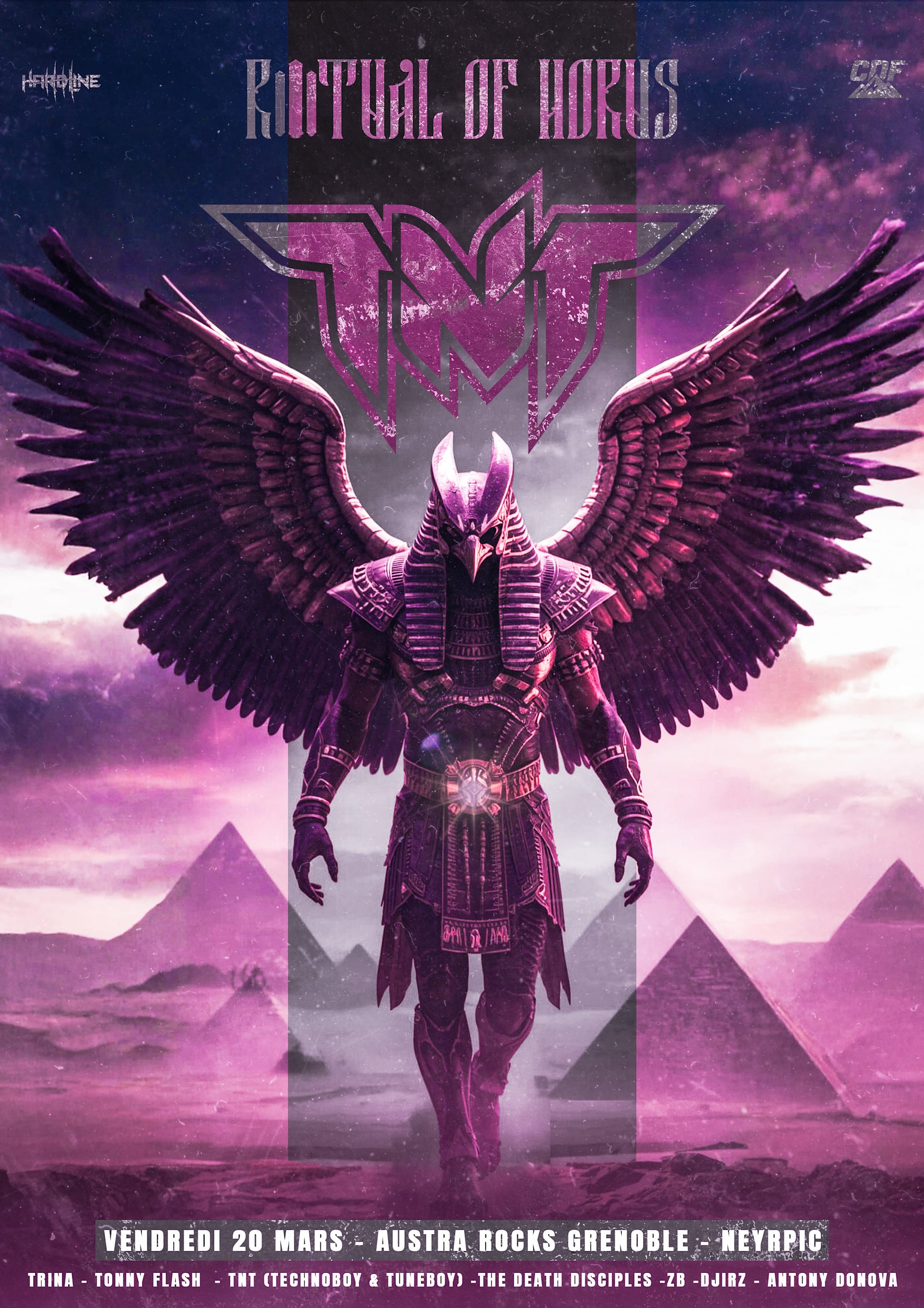 Hardline X Cdf : Riiitual Of Horus Invite Tnt