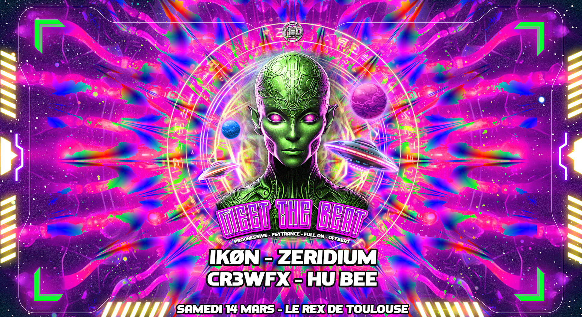 Meet The Beat W. Ikøn - Zeridium - Cr3wfx - Hu Bee