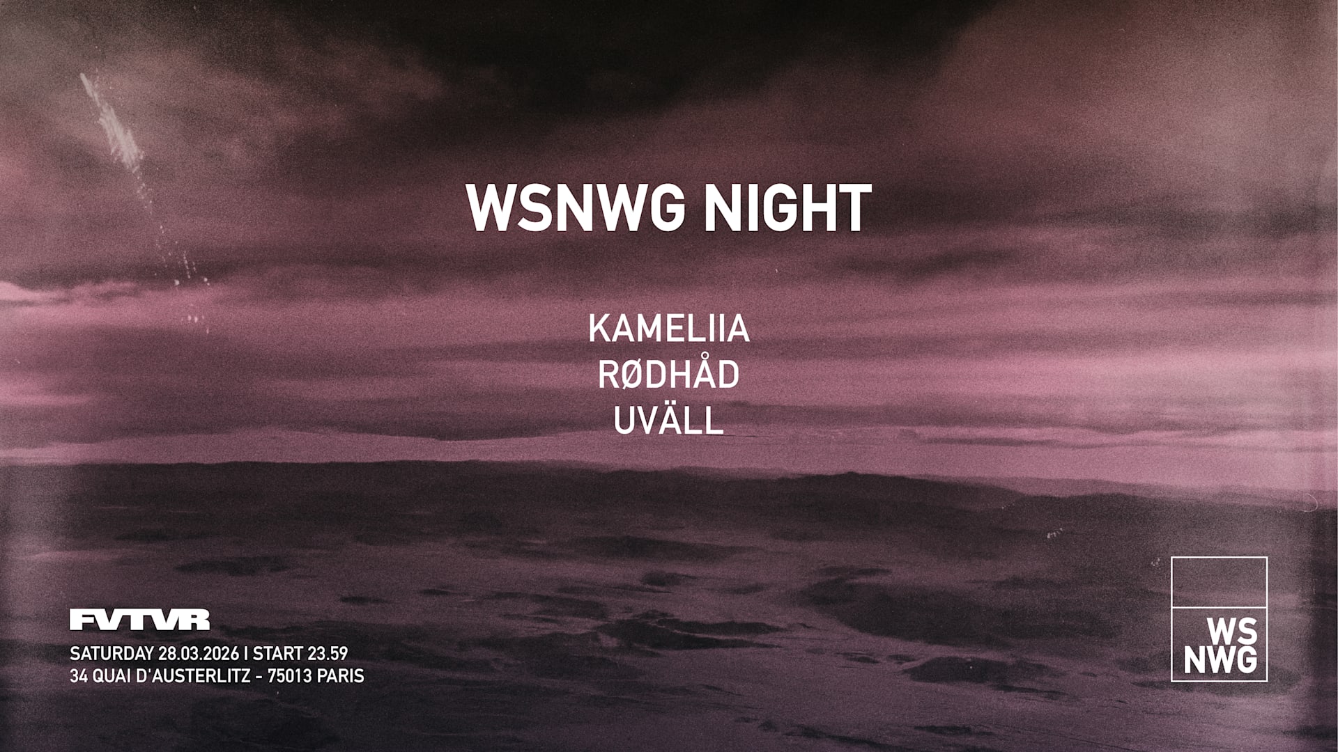 Wsnwg: Rødhäd, Kameliia, Uväll
