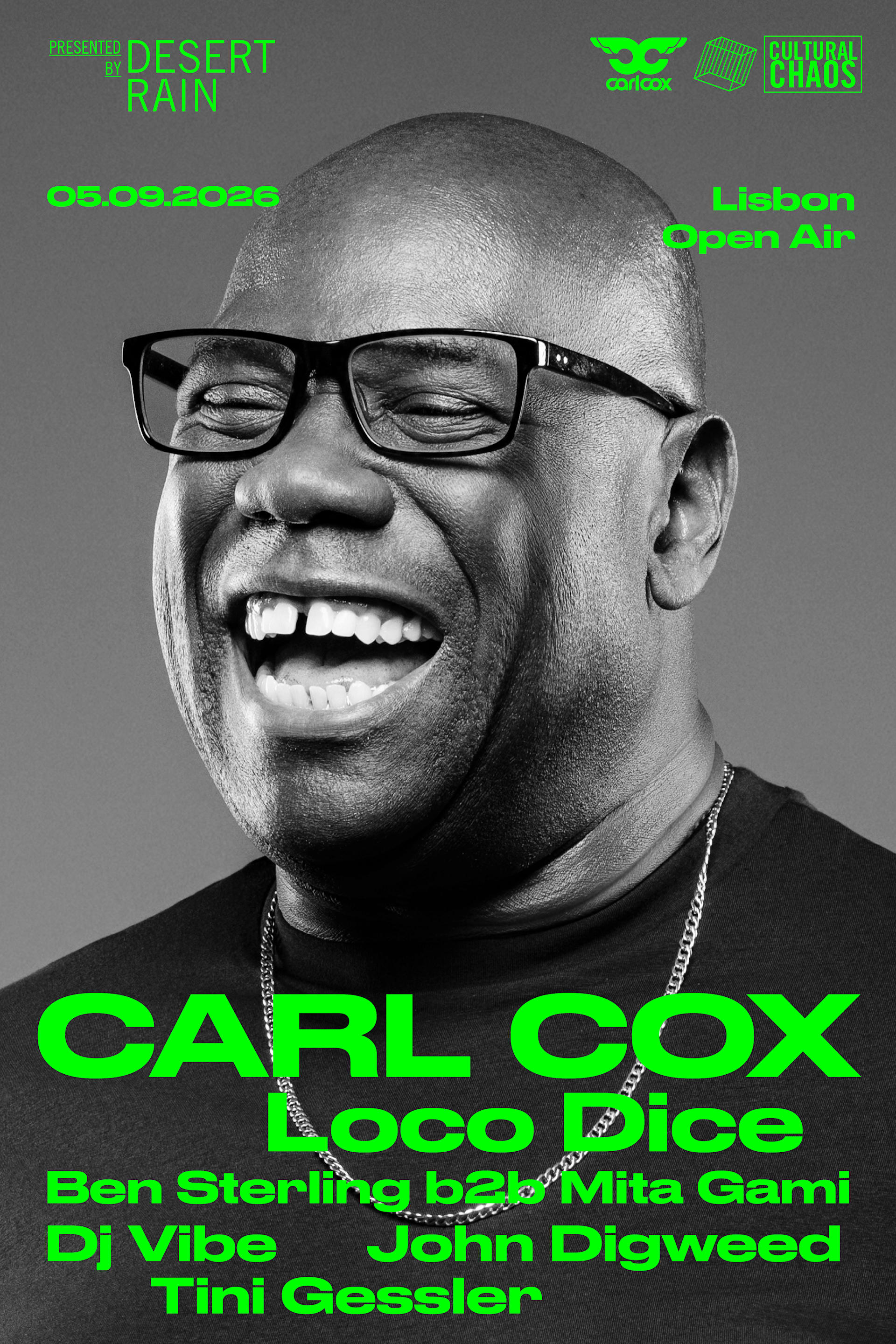 Carl Cox  | Lisbon 2026