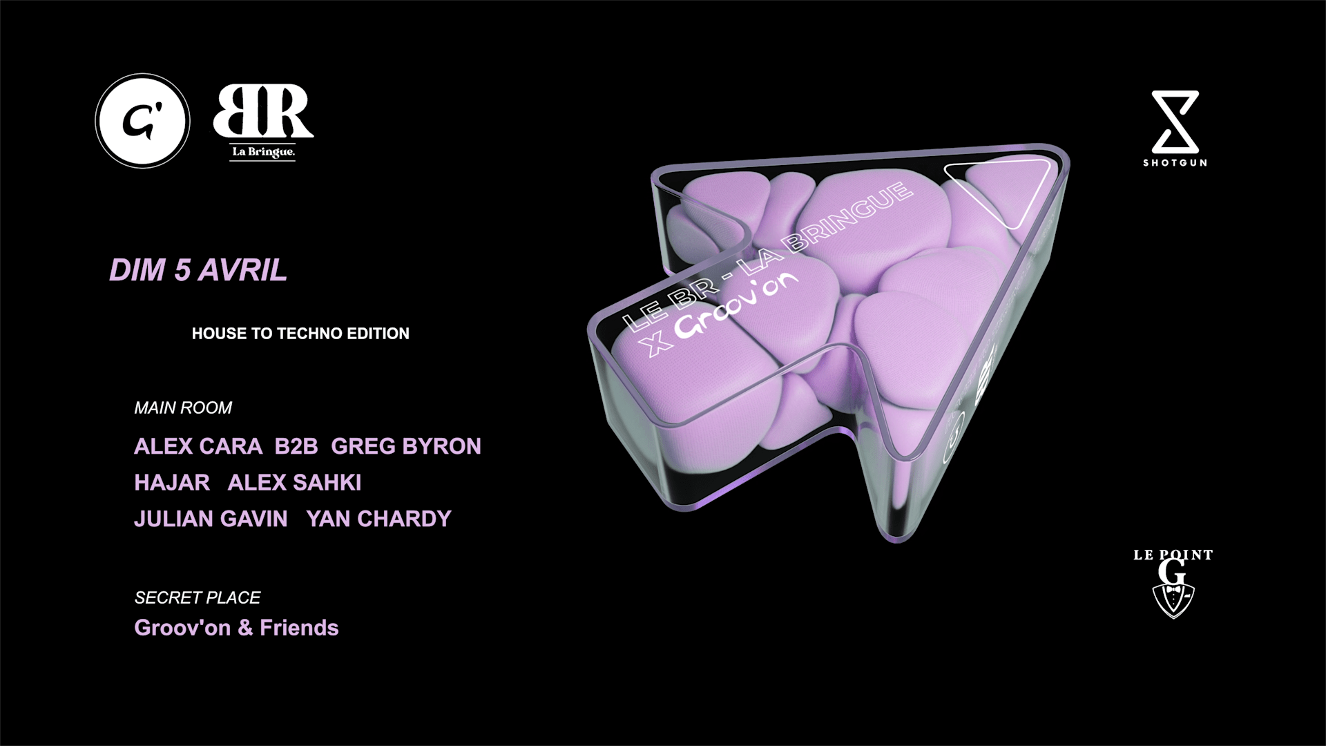 Groov'on Montauban Le Br - House To Techno Edition