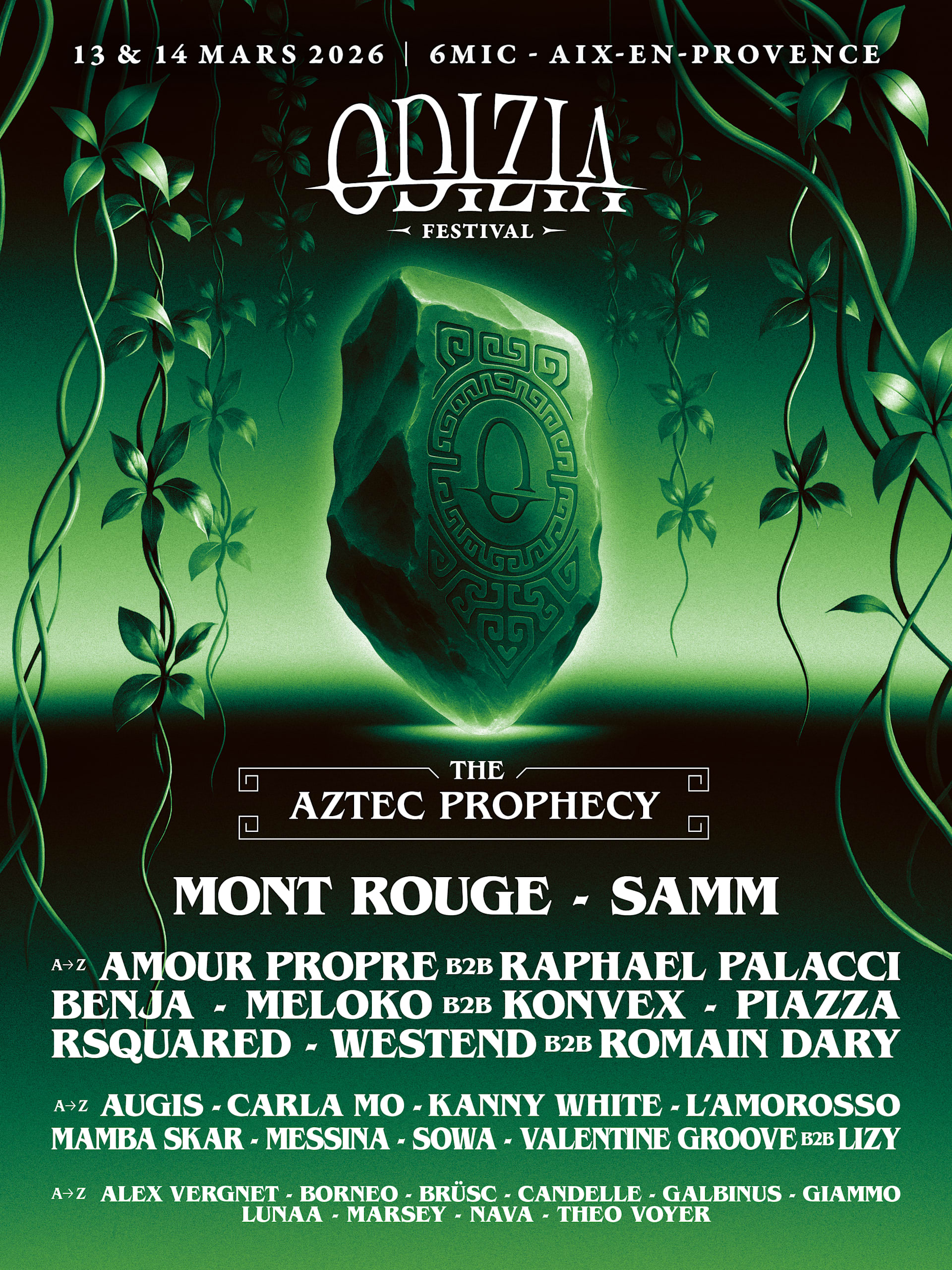 Odizia Festival : The Aztec Prophecy | 6mic | Aix-En-Pce