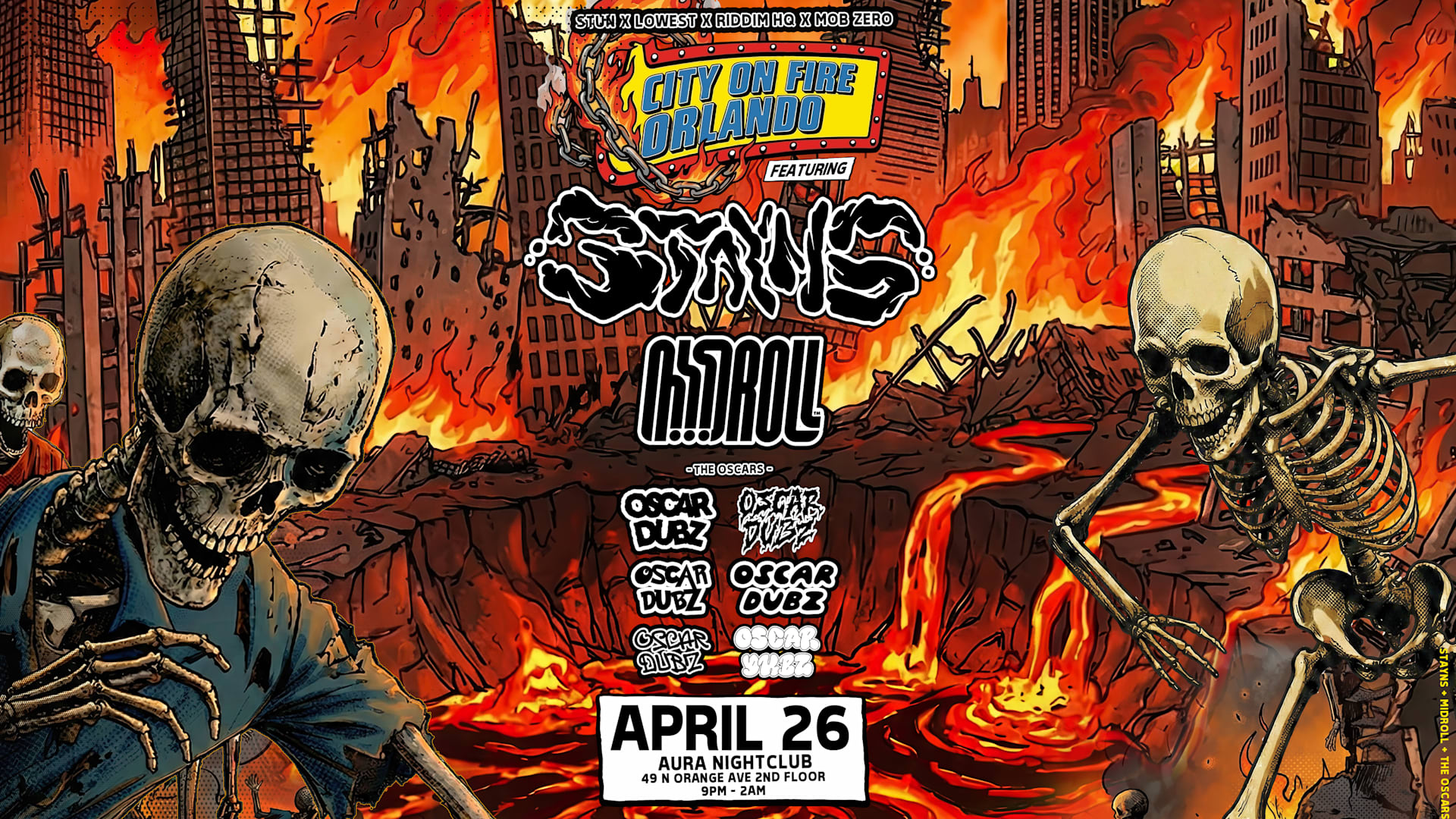 City On Fire Orlando Ft Stayns + More