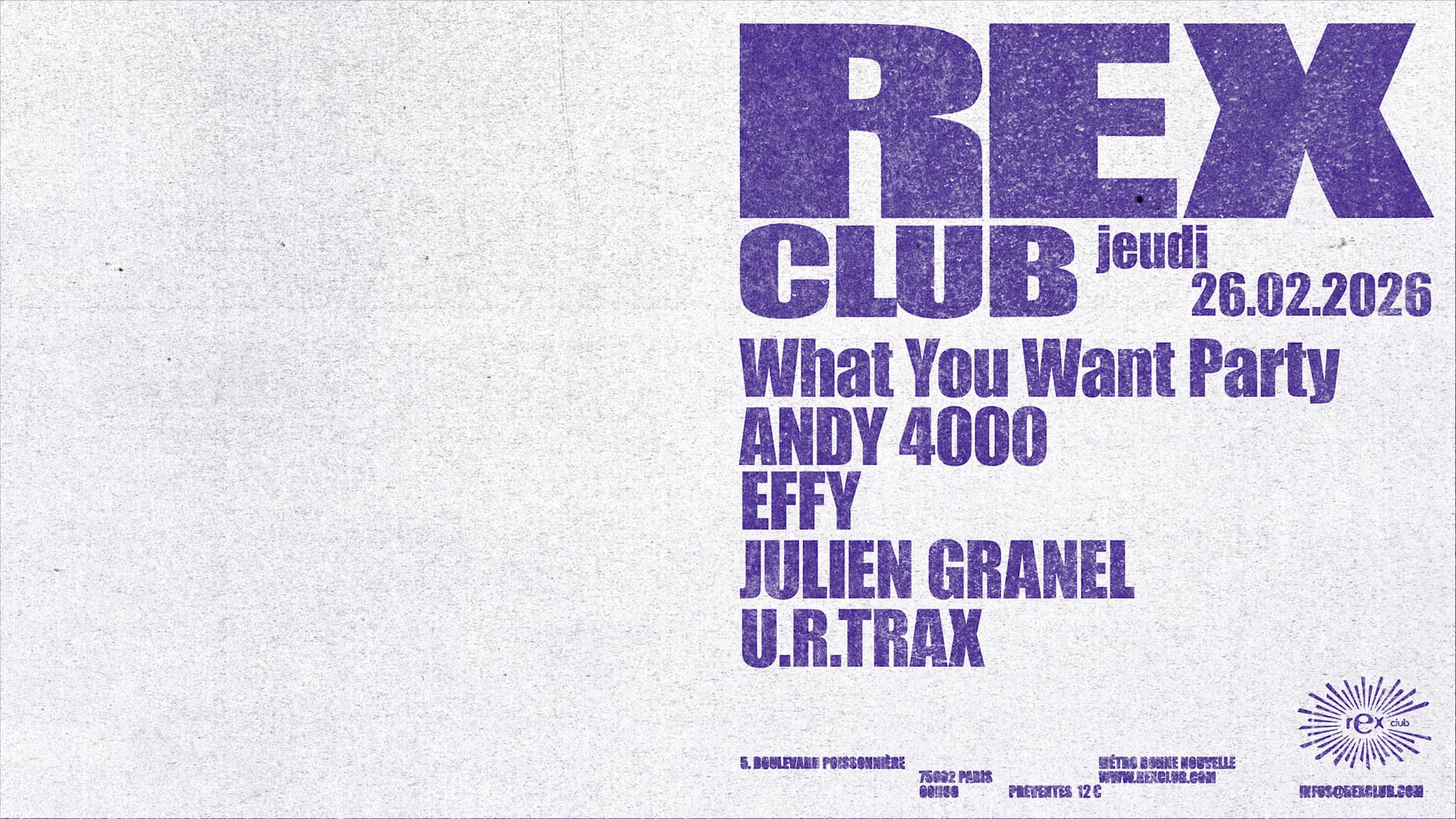 What You Want Party