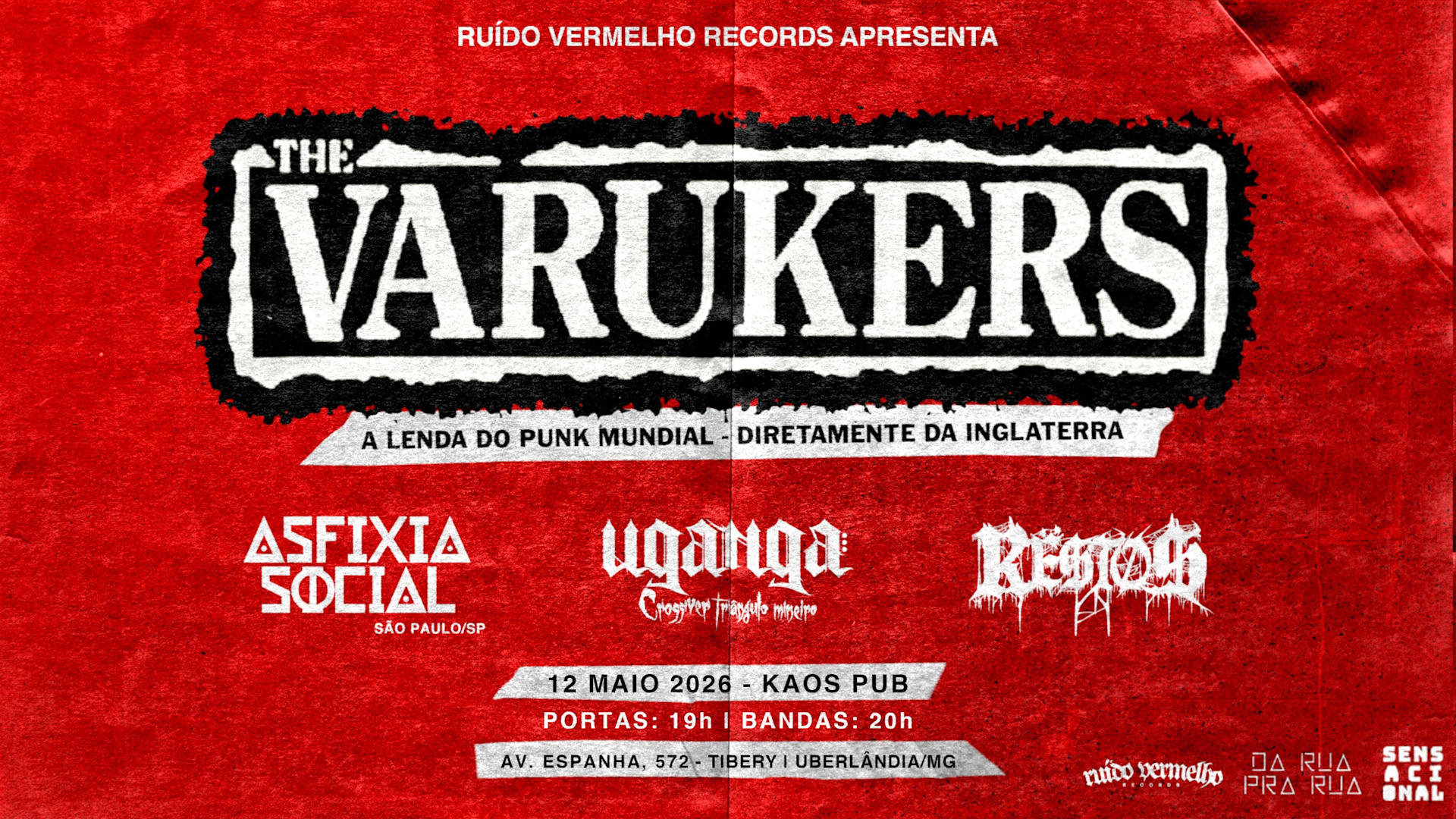 The Varukers (Uk) Em Uberlândia