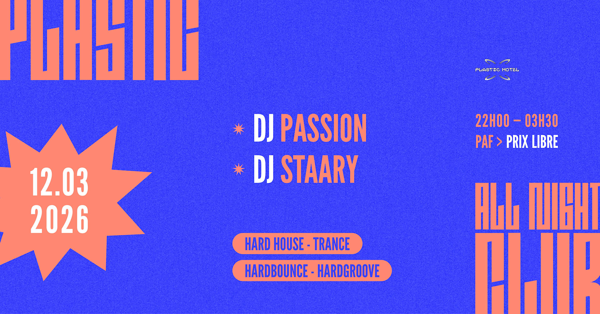 Plastic Club W/ Passion, Staary