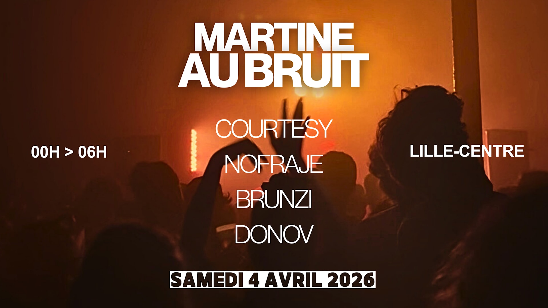 Martine Au Bruit Invite Courtesy & Nofraje