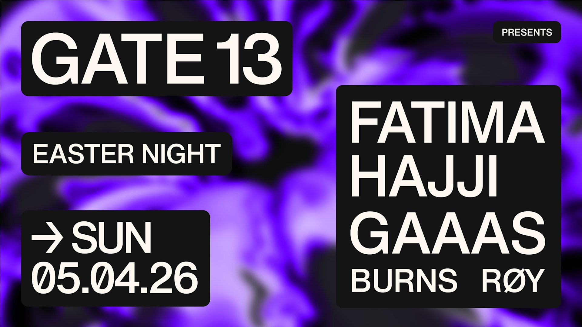 Fatima Hajji - Gaaas - Røy- Burns