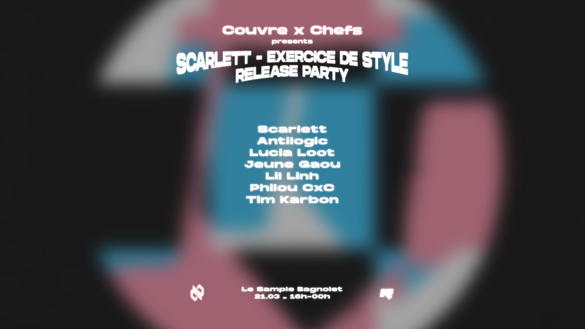 Couvre X Chefs : Scarlett - Exercice De Style Release Party