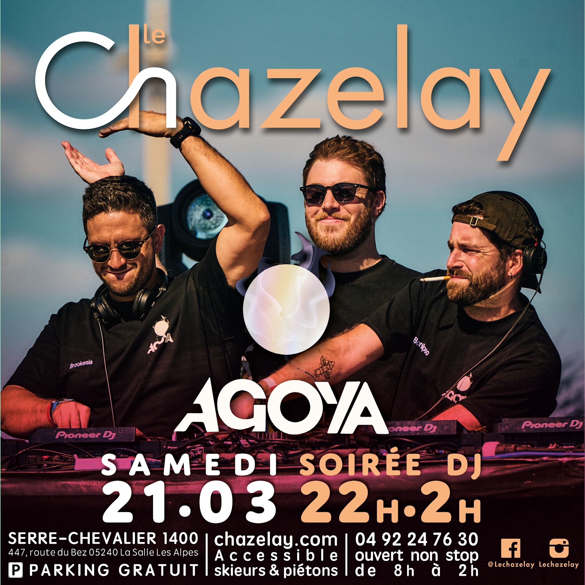 Soirée Dj - Samedi 21 Mars - Le Chazelay - Serre Chevalier