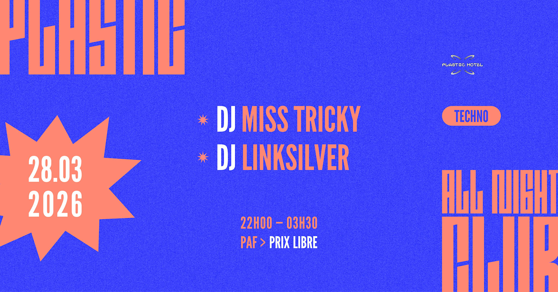 Plastic Club W/ Miss Tricky, Linksilver