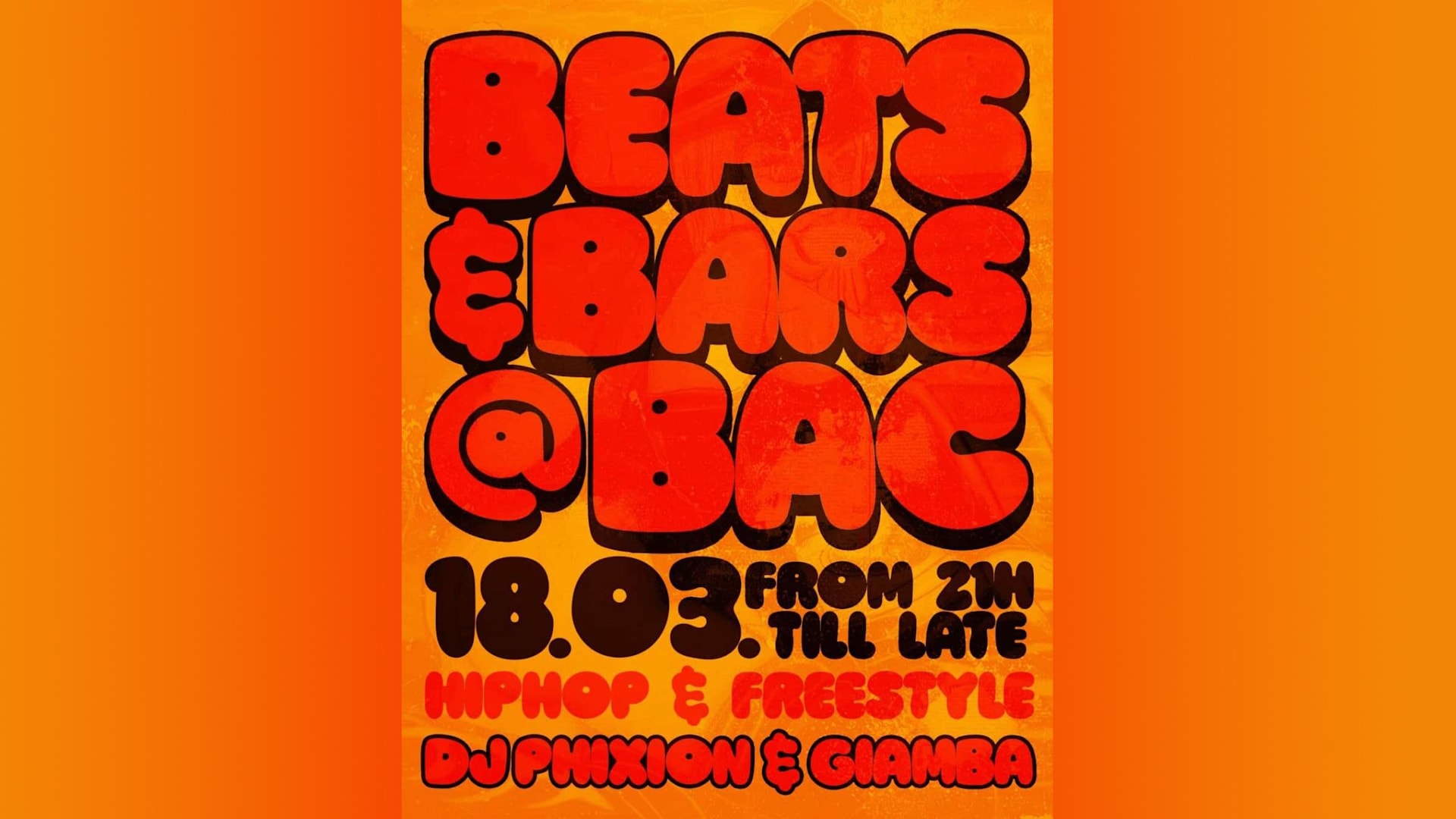 Beats & Bars @ Bac