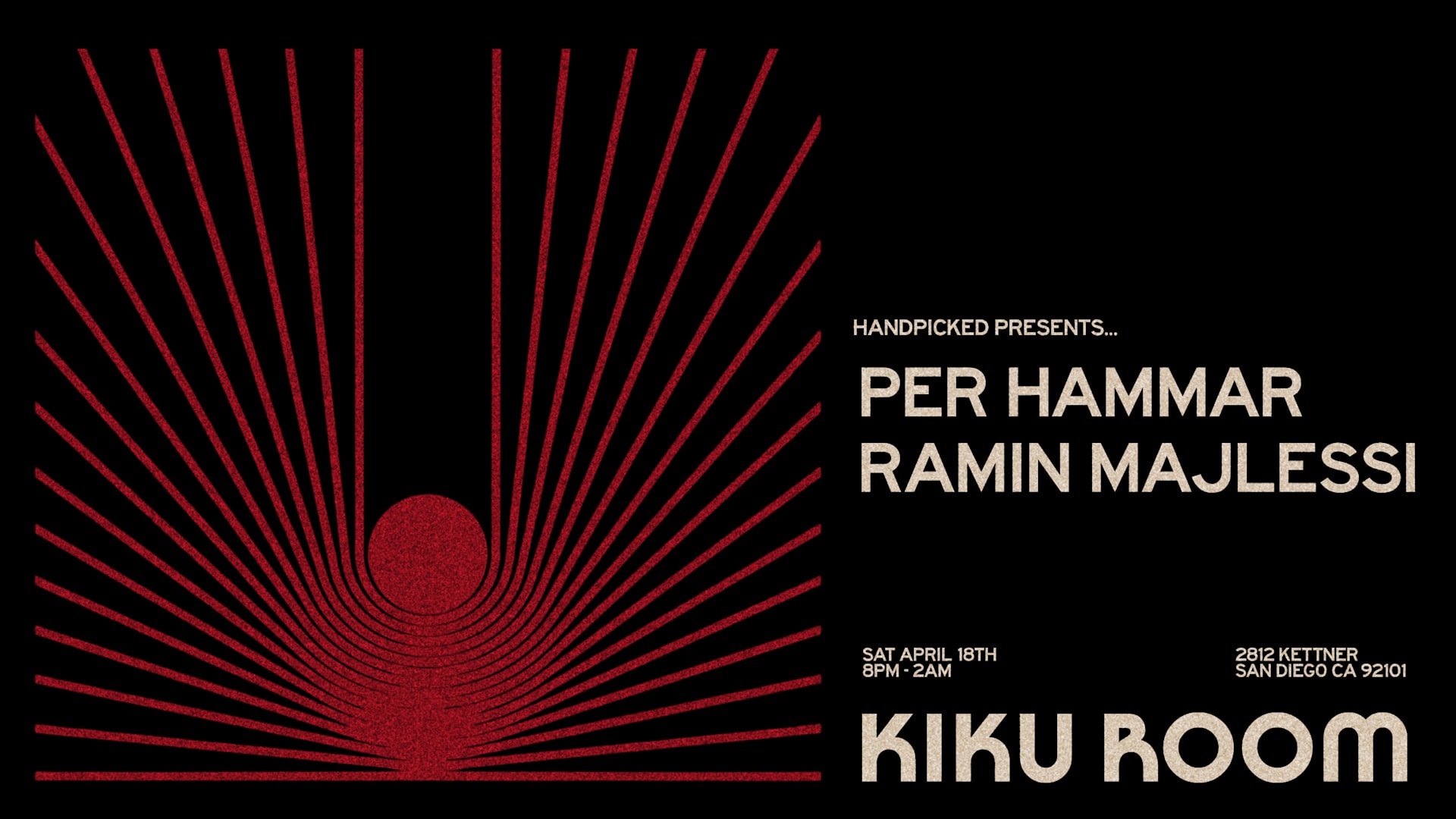 Handpicked Presents..Per Hammar + Ramin Majlessi