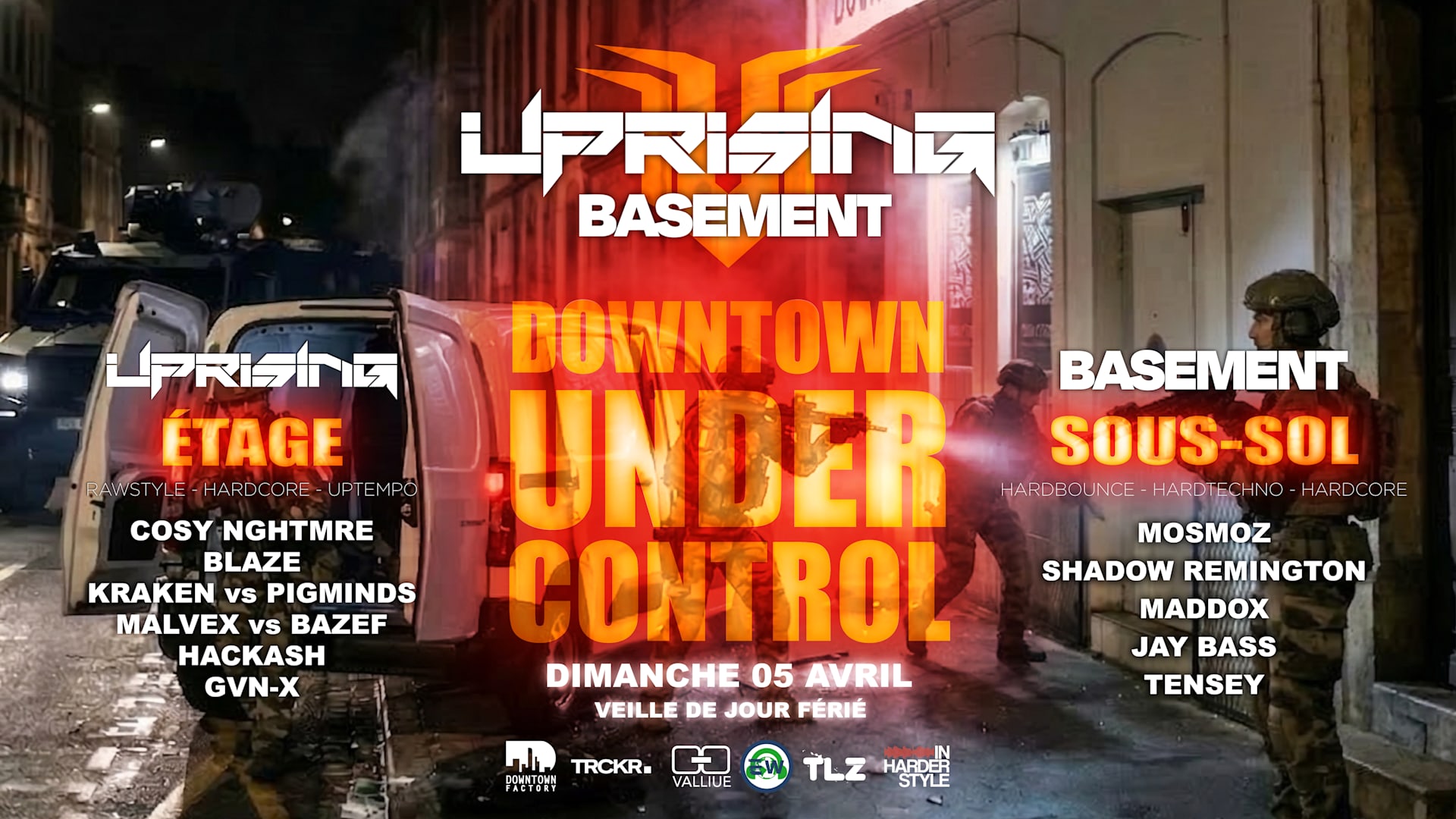 Uprising Project X Basement : Downtown Under Control