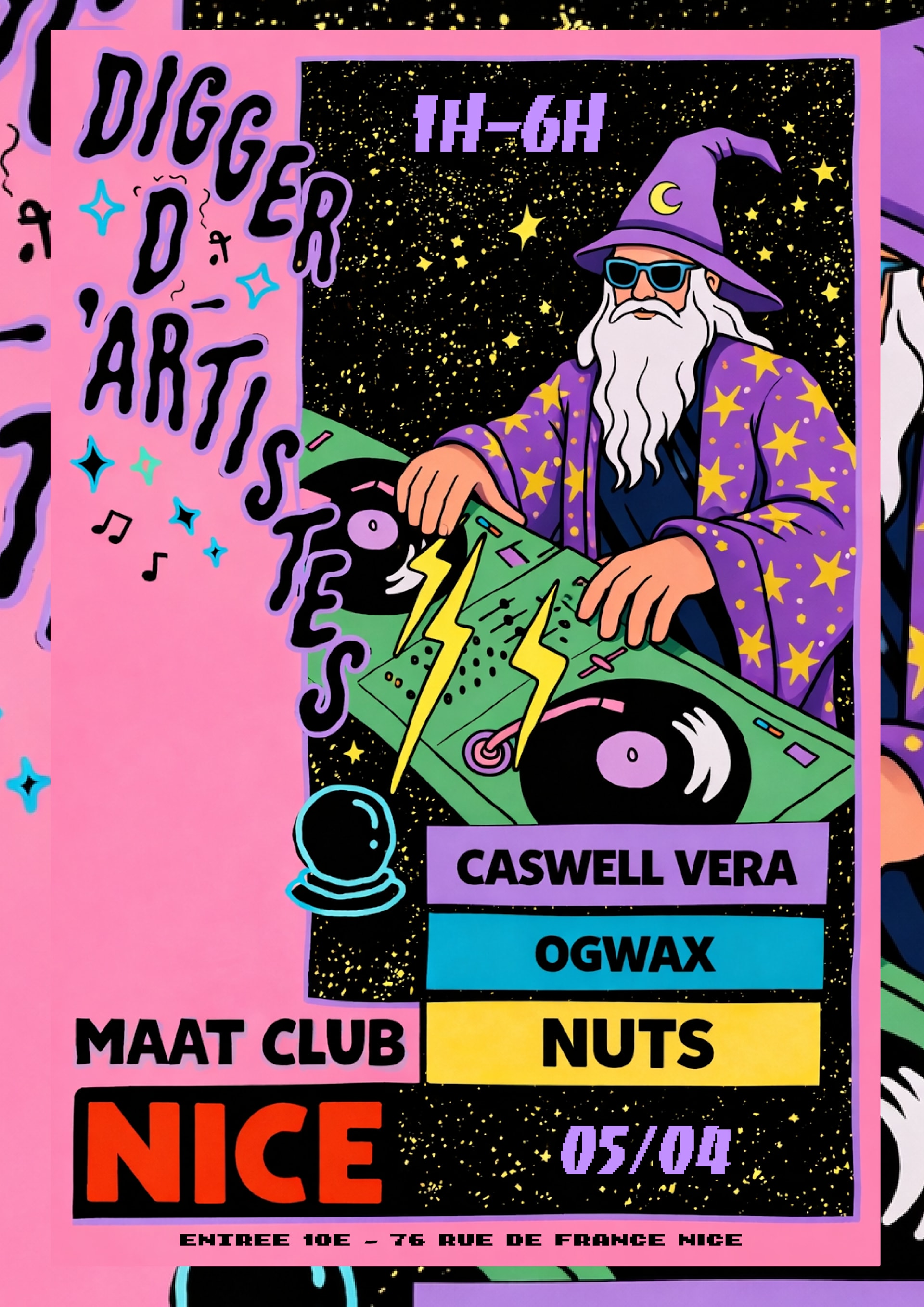 Diggers D’Artistes Invite Caswell Vera