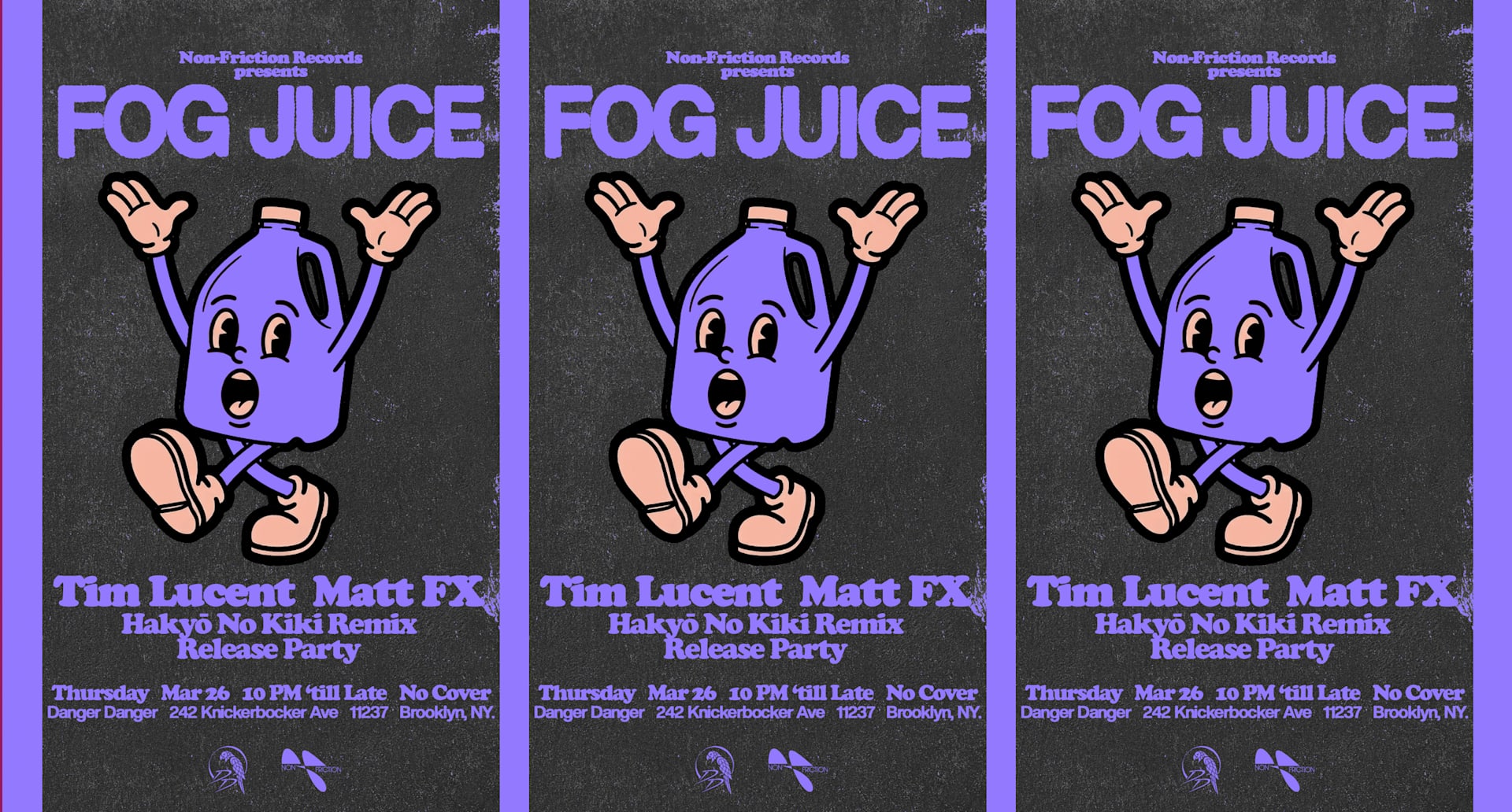 Fog Juice / Non-Friction Records Feat. Matt Fx + Tim Lucent