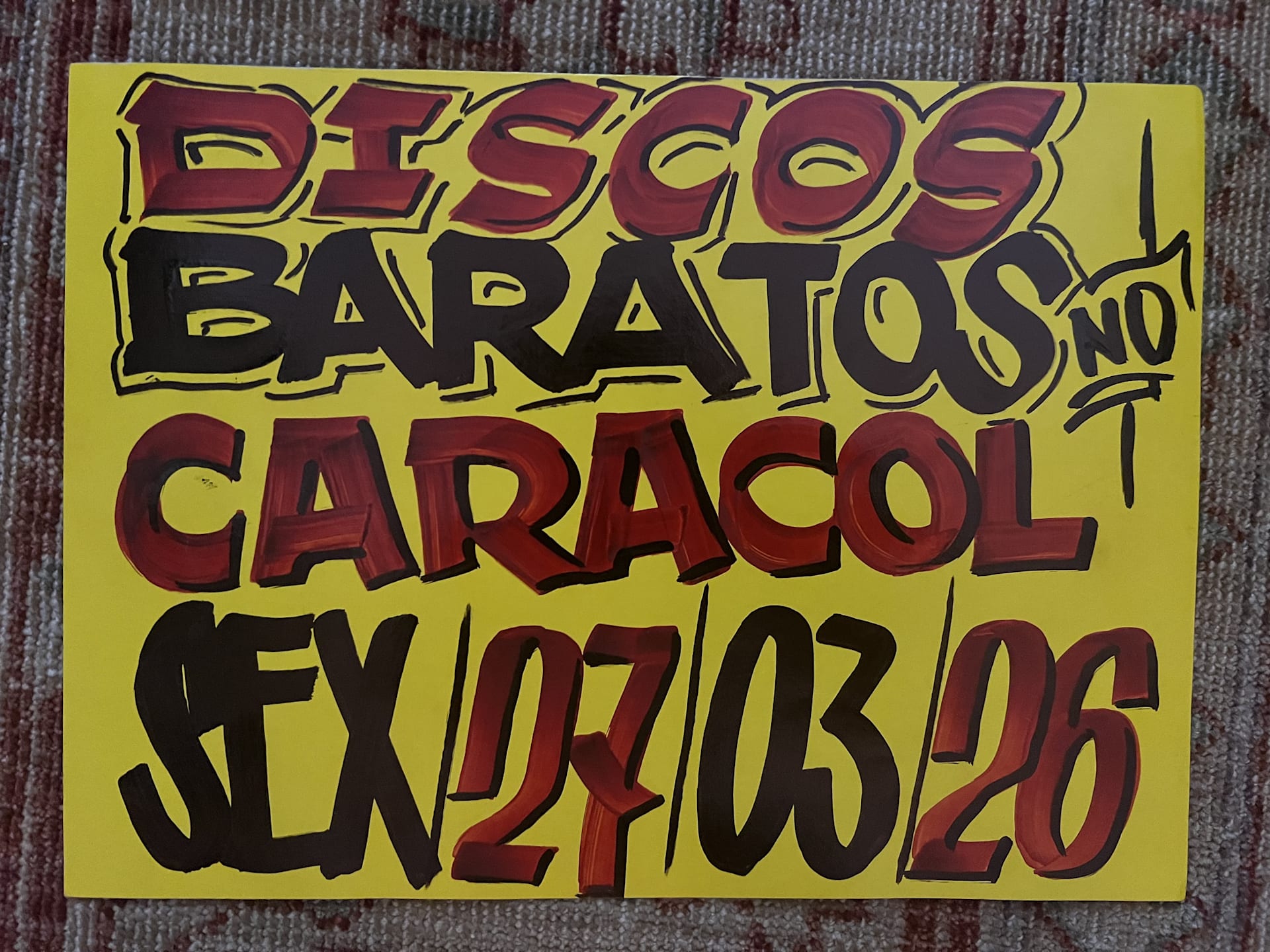 Discos Baratos Nessa Sexta No Caracol - Sp