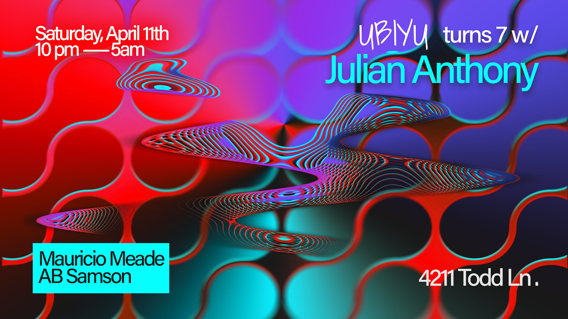 Ubiyu Turns 7 W/ Julian Anthony
