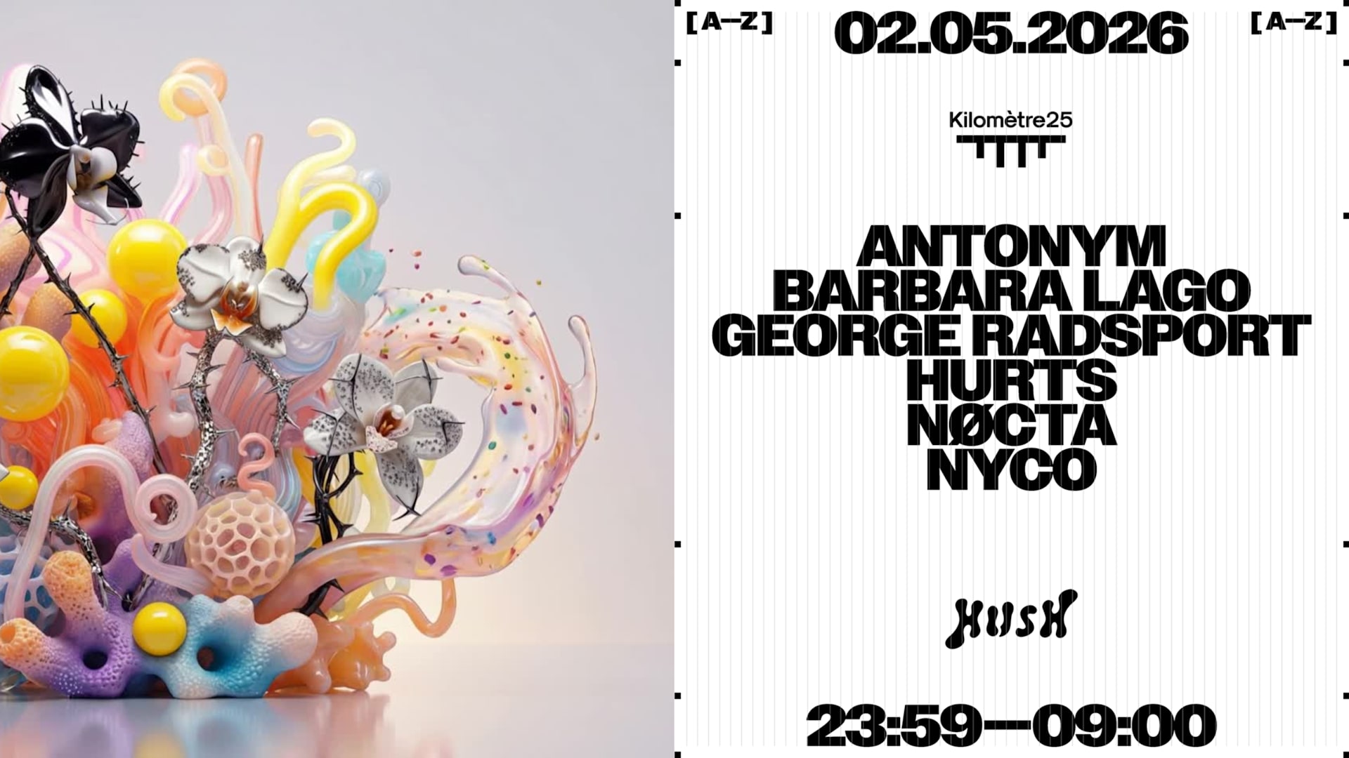 Hush : Antonym, Barbara Lago, George Radsport & More