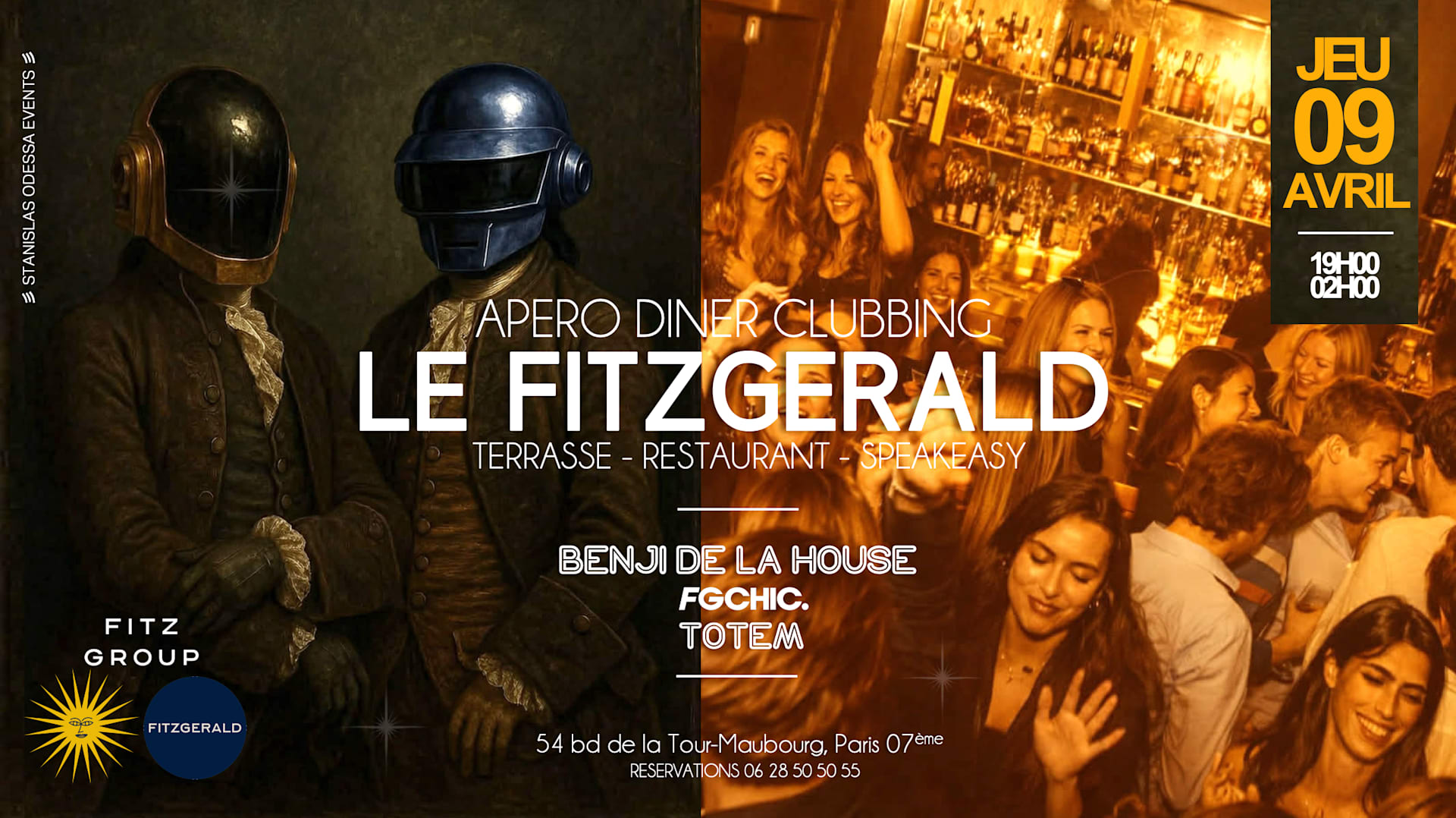 Le Fitzgerald - Apero/Clubbing - W/ Benji De La House (Fg)