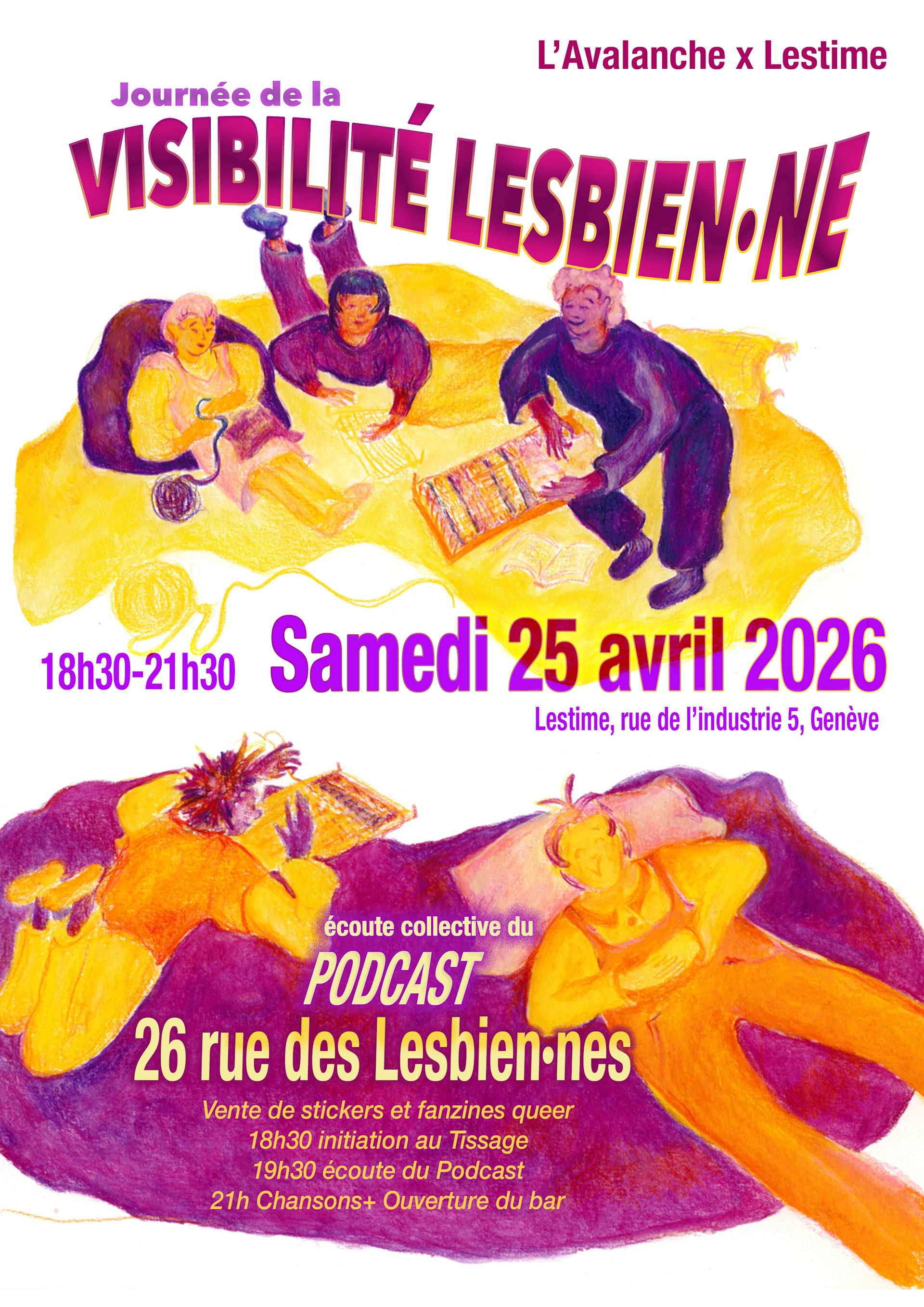 Écoute De Nos Vieilles Lesbiennes Et Tissage À Lestime