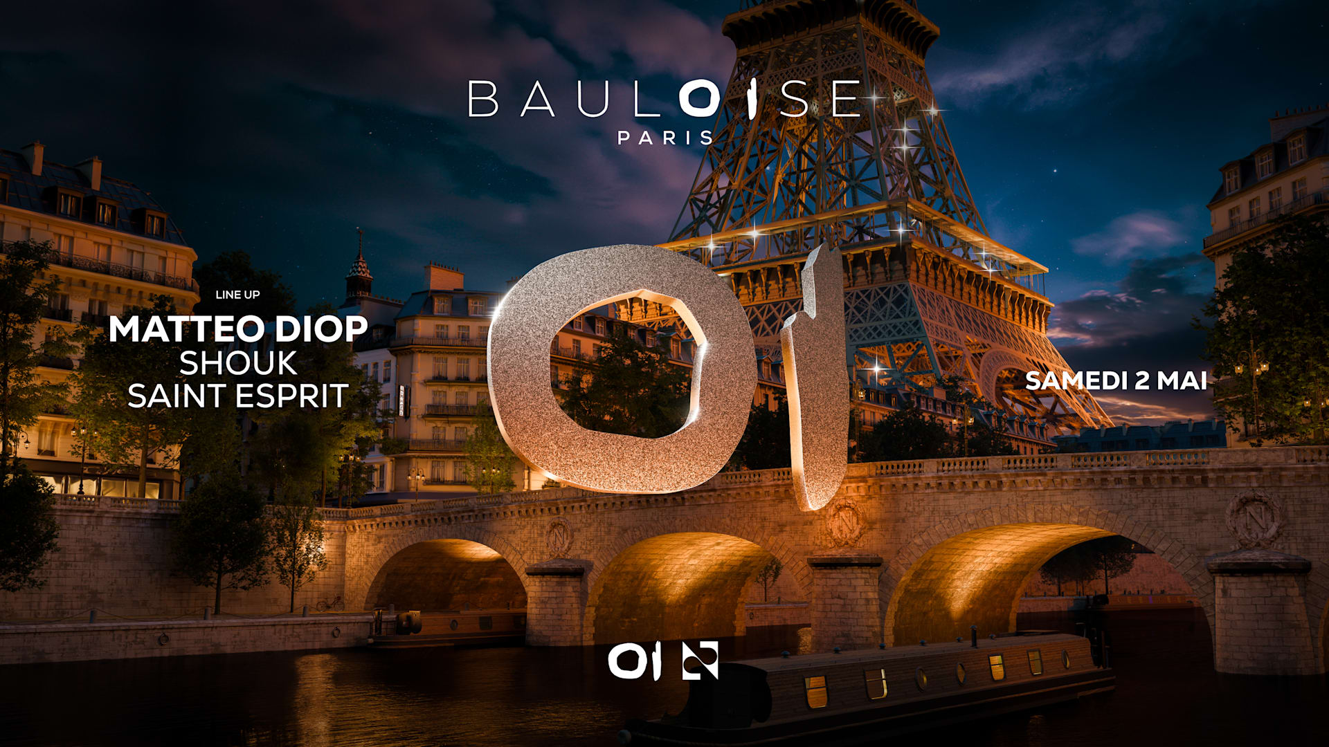 La Bauloise Invite Matteo Diop @La Nuit | 2 Mai