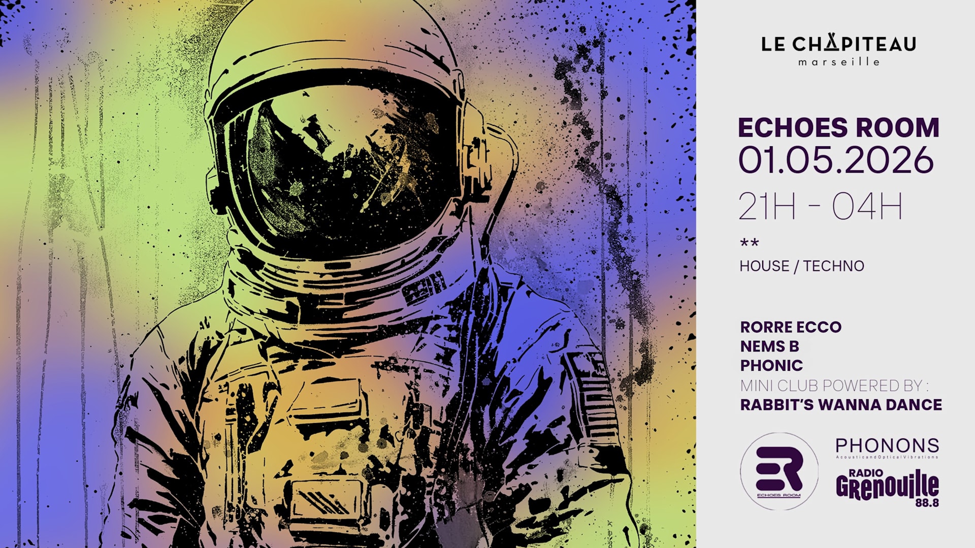 Echoes Room Party/ Rorre Ecco, Nems B, Phonic & More