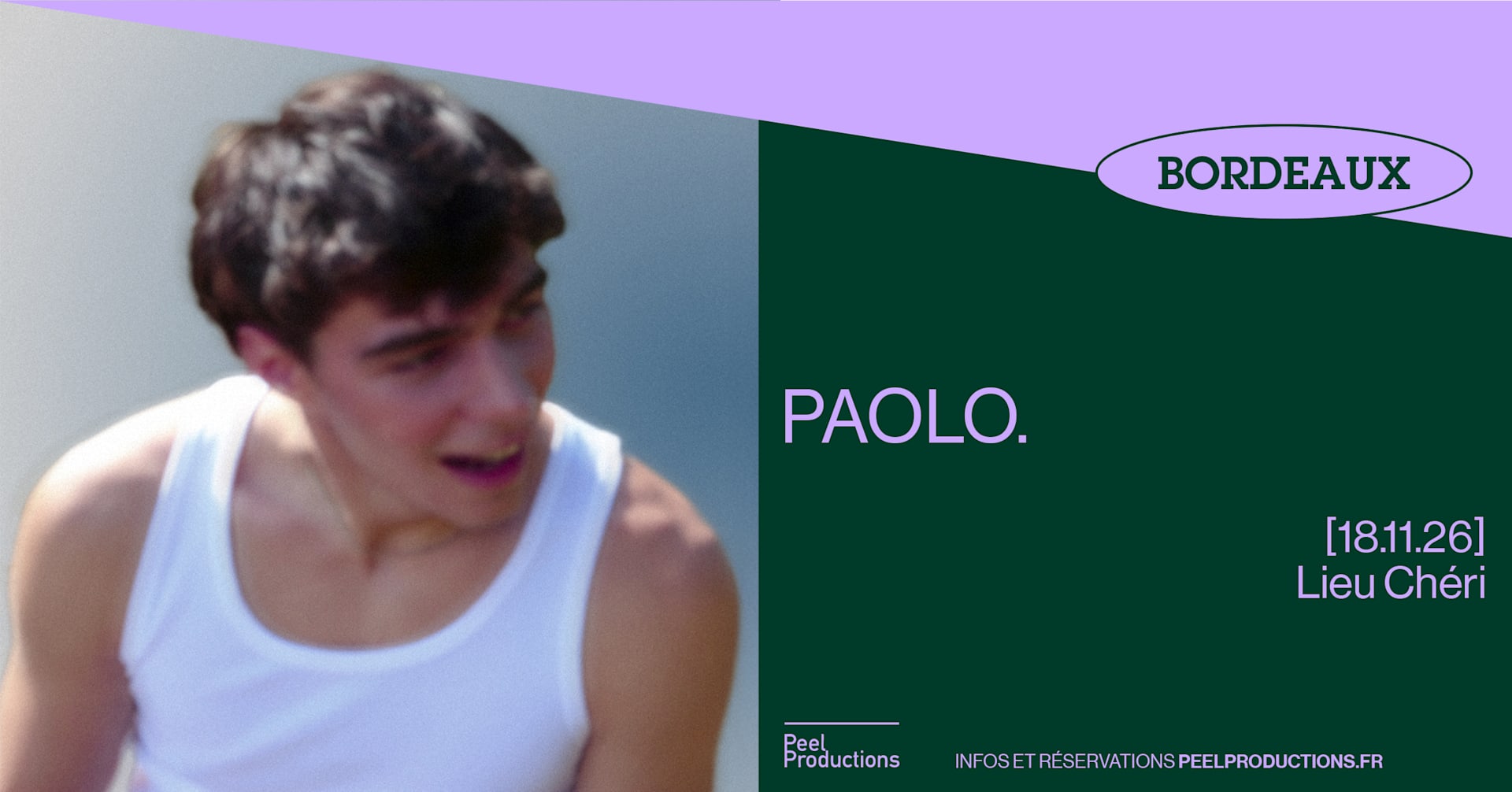 Paolo. A Bordeaux
