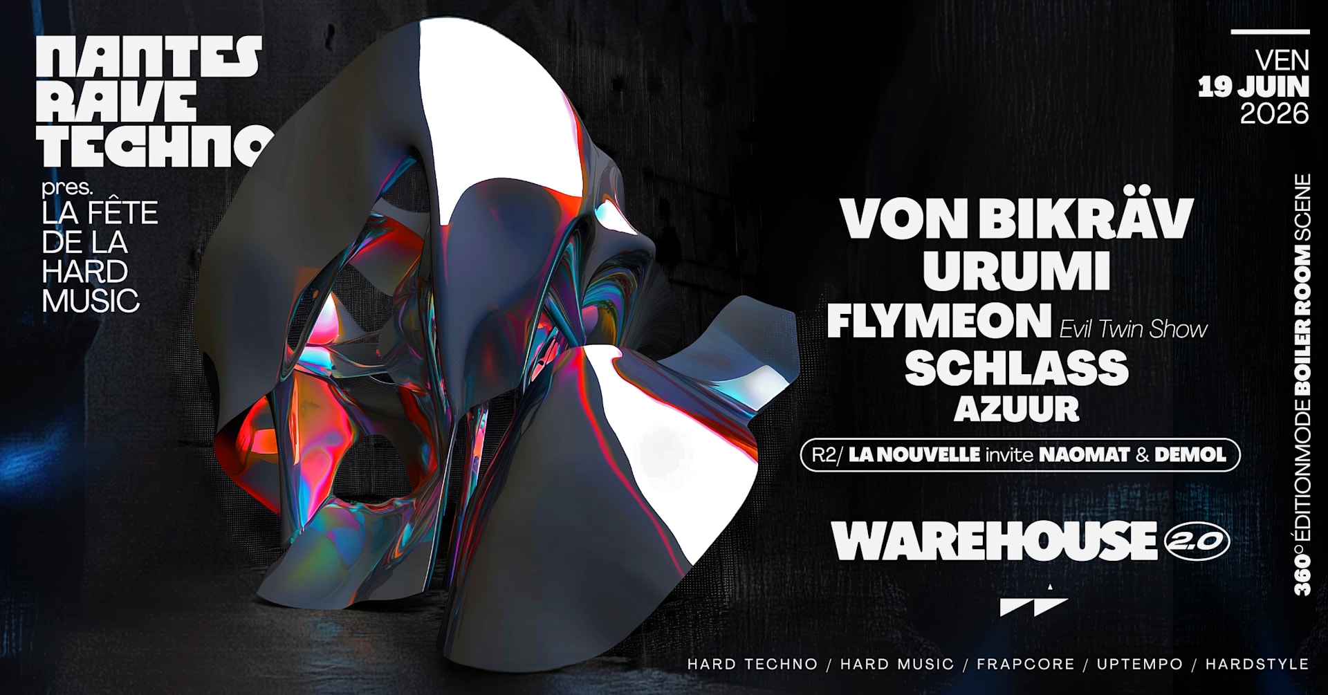 Fête De La Hard Music W/ Von Bikräv, Urumi, Schlass & More