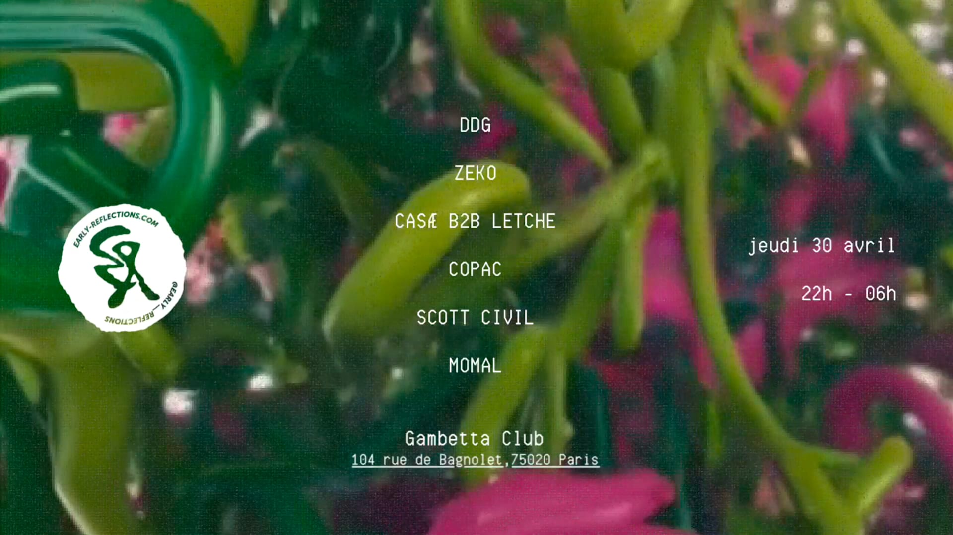 Early Reflections X Gambetta Club #9