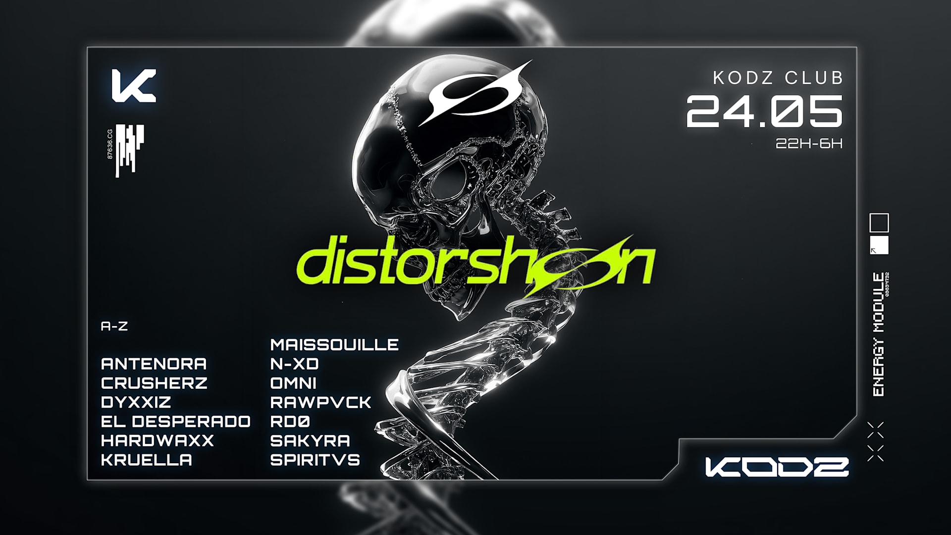 Kodz X Distorshøn : Rdø, El Desperado, Maissouille & More