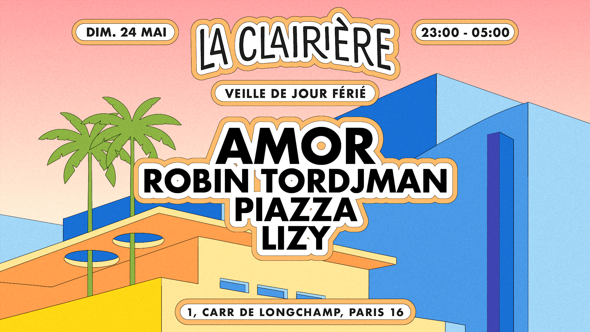 La Clairière : Amor, Robin Tordjman, Piazza, Lizy