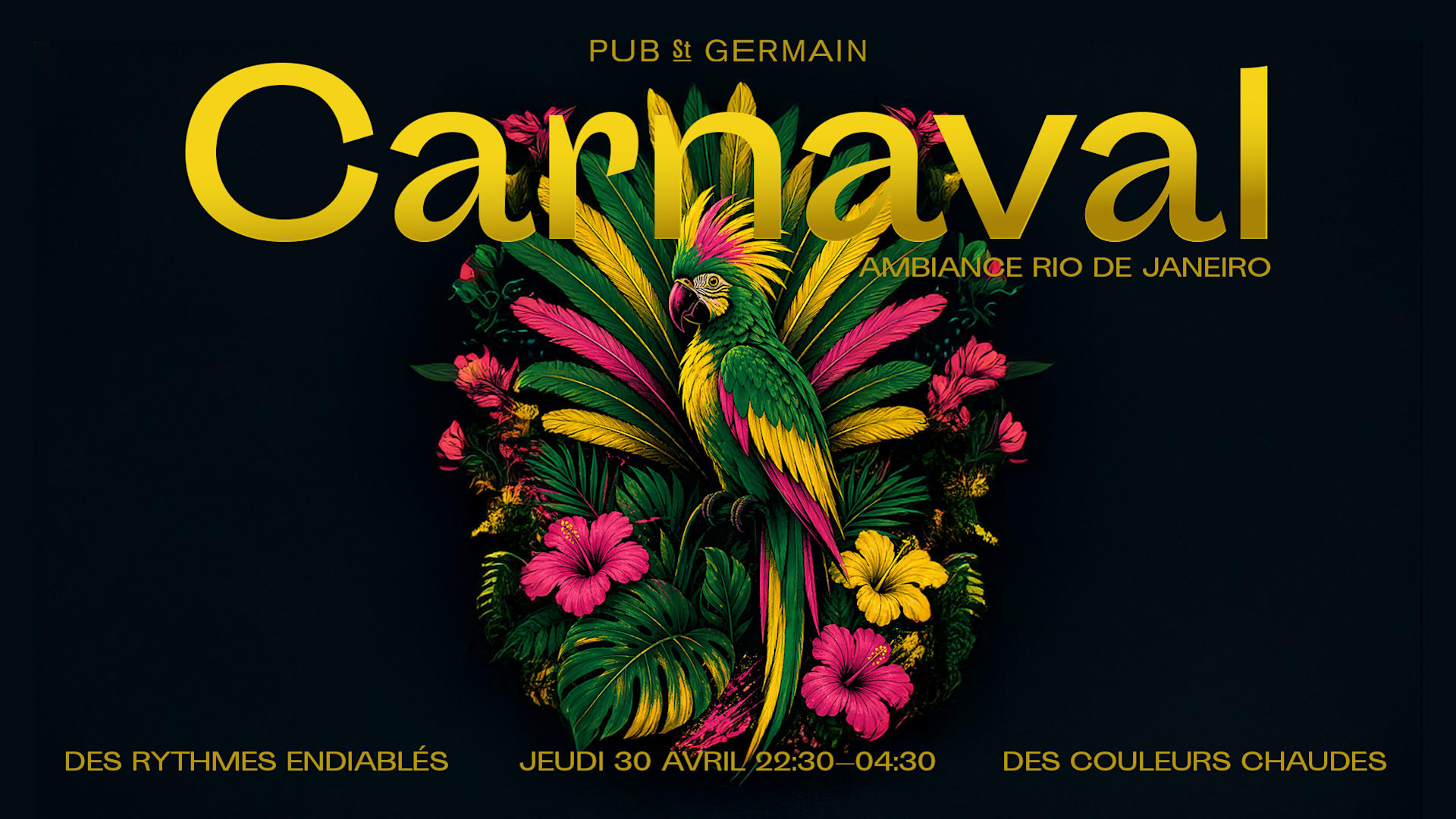 Carnaval Brésilien Au Pub St Germain – Paris 6