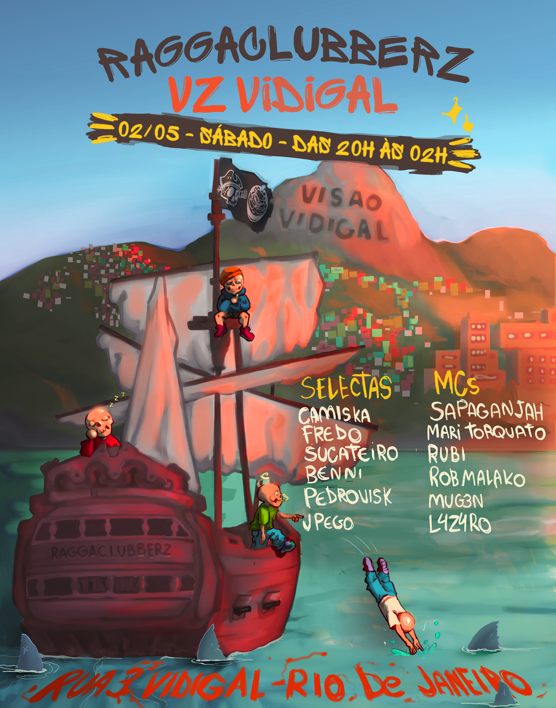 Raggaclubberz Vz Vidigal - Rj