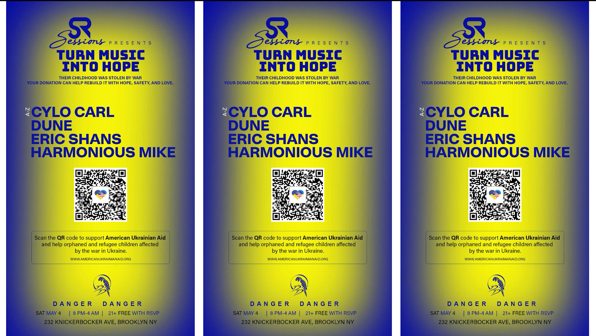 Benefit For Ukraine Feat. Cylo Carl, Dune, Eric Shans (Rsvp)
