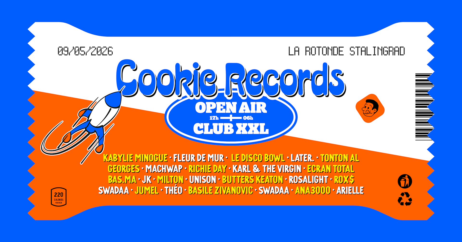 [Places Dispo A L'entree] - Cookie Records : Club Xxl