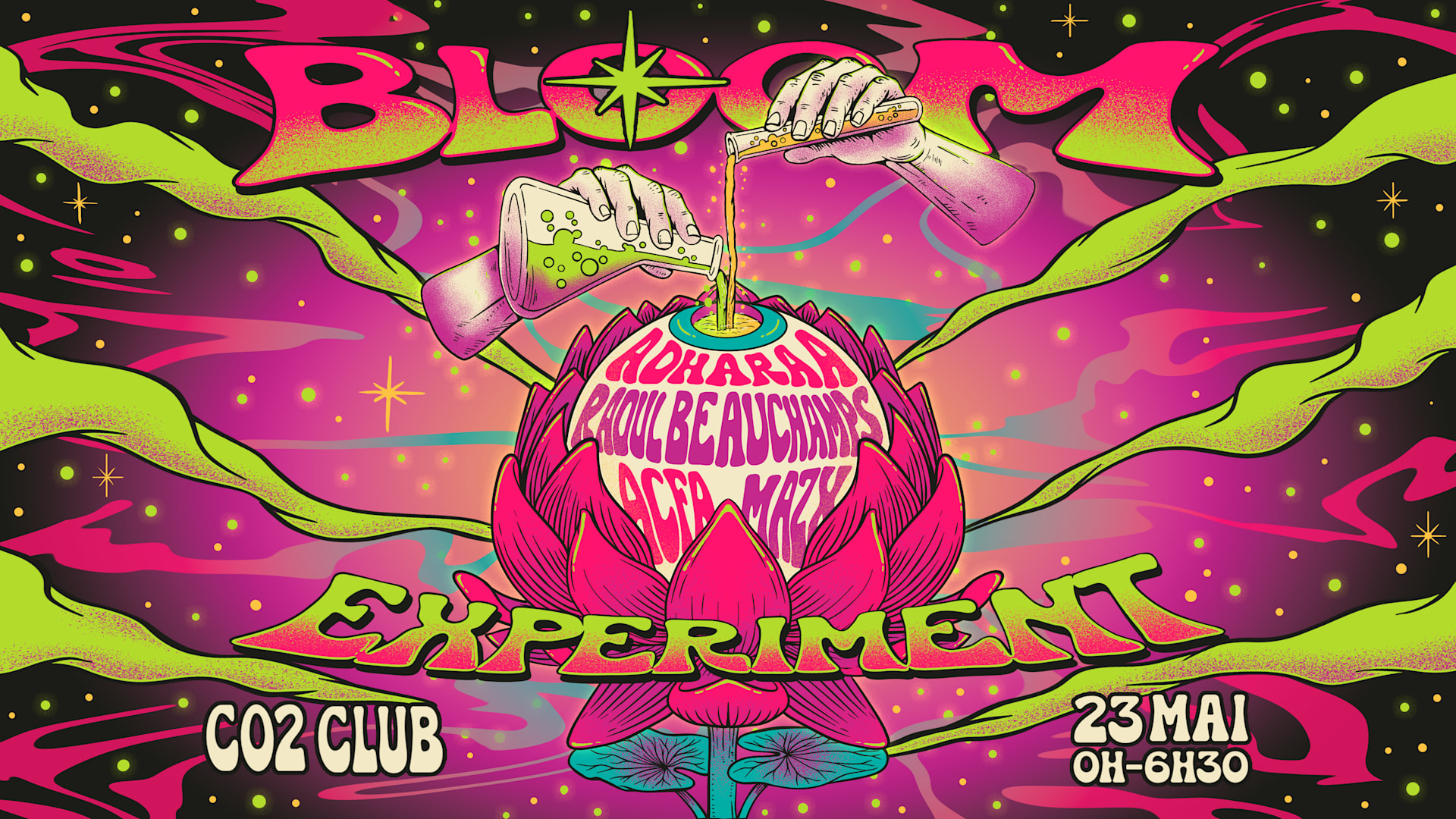 Bloom Experiment | Raoul Beauchamps, Adharaa, Acfa, Mazx